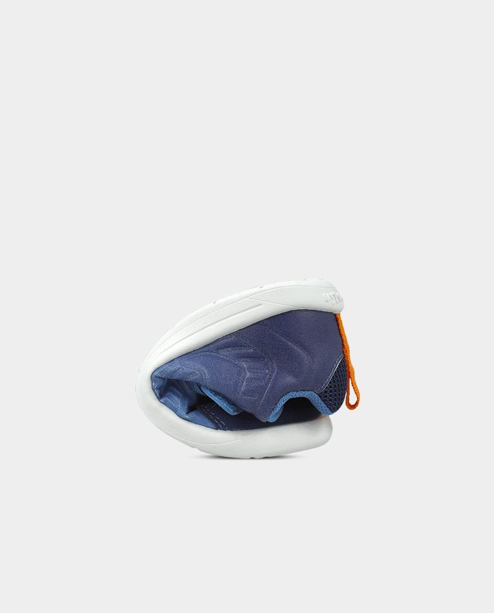 Zapatilla barefoot de niños con cierre ajustable y diseño deportivo - Garvalín - Azul Azul-6