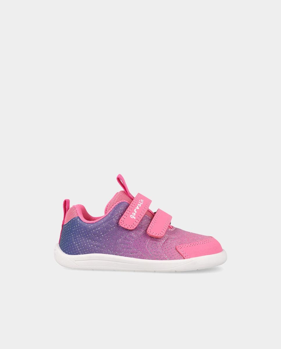 Imagen 0 de Zapatilla barefoot de niños con cierre ajustable y diseño deportivo Rosa