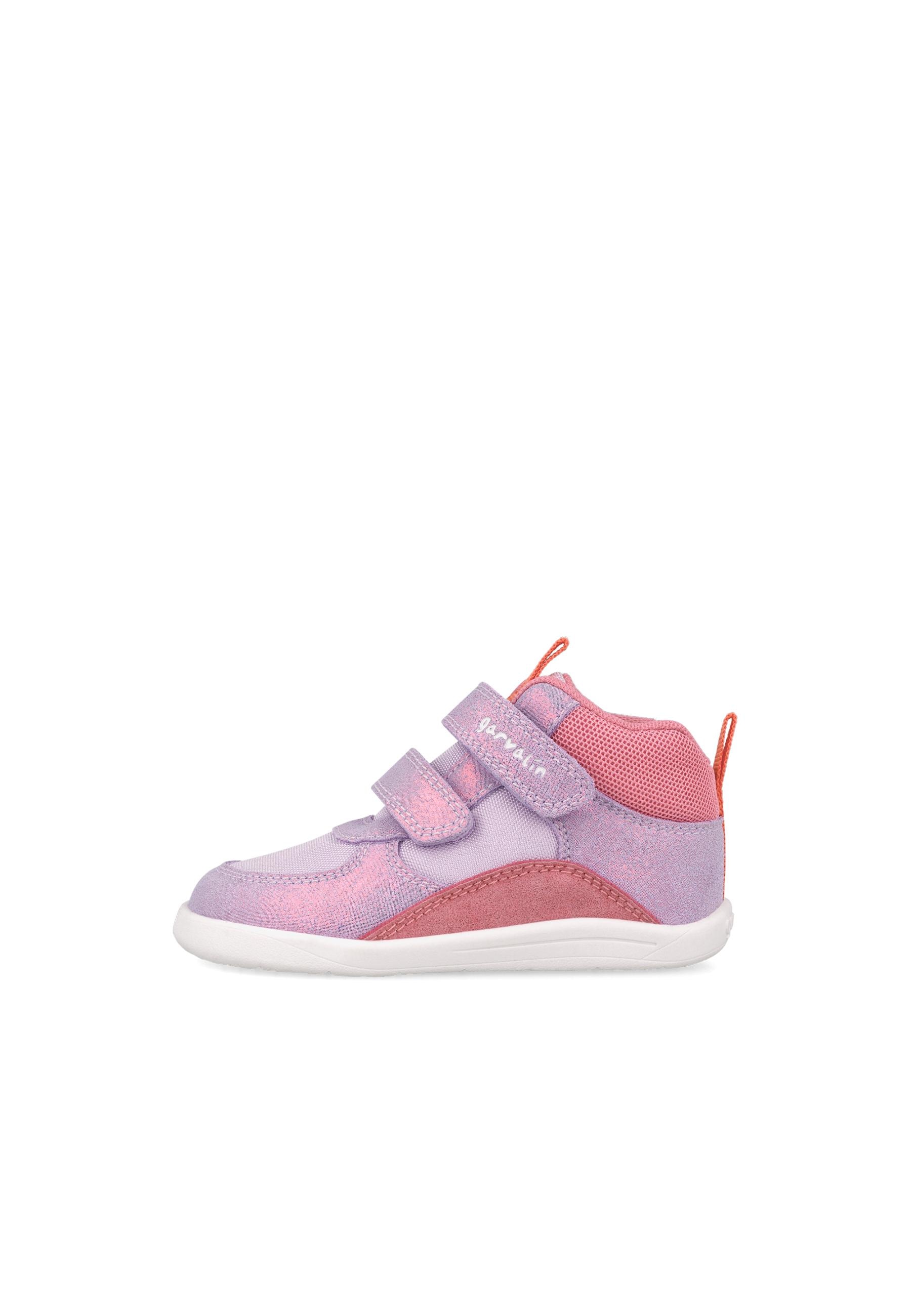 Botines barefoot de niños con cierre ajustable y diseño deportivo - Garvalín - Lila Lila-1