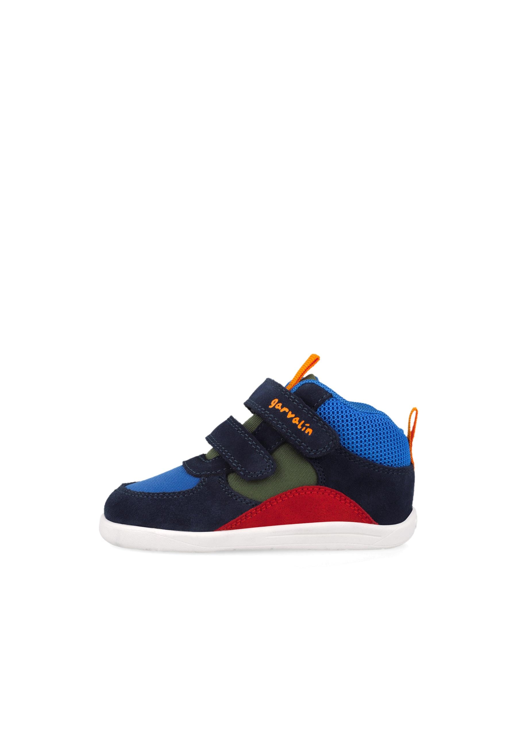 Imagen 0 de Botines barefoot de niños con cierre ajustable y diseño deportivo Azul marino