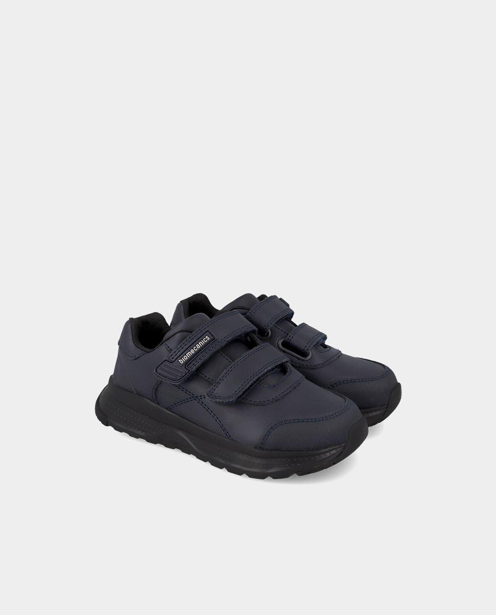 Zapatillas deportivas colegiales de niños con puntera protectora y tecnología flexilite - Biomecanics - Azul marino Azul marino-2