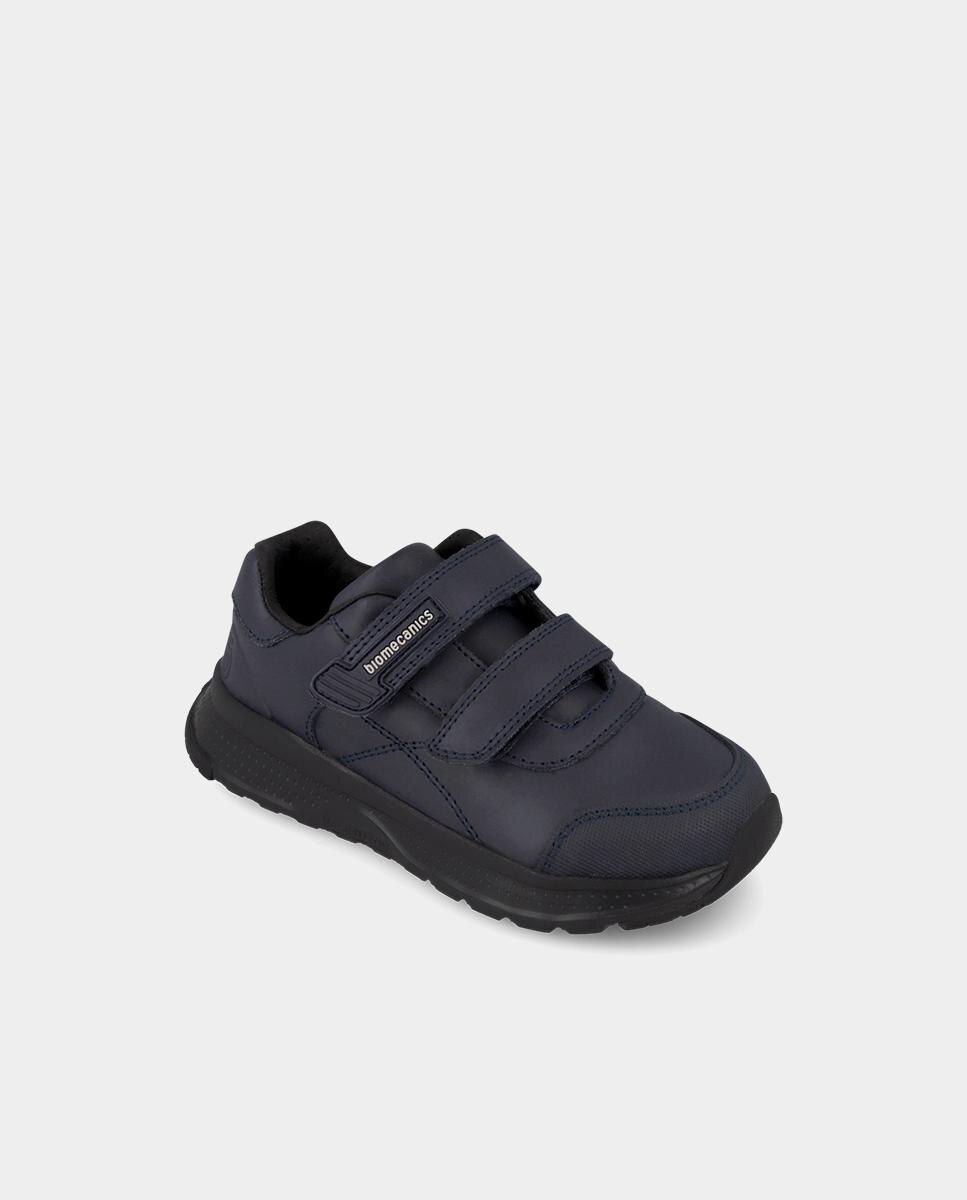Zapatillas deportivas colegiales de niños con puntera protectora y tecnología flexilite - Biomecanics - Azul marino Azul marino-4
