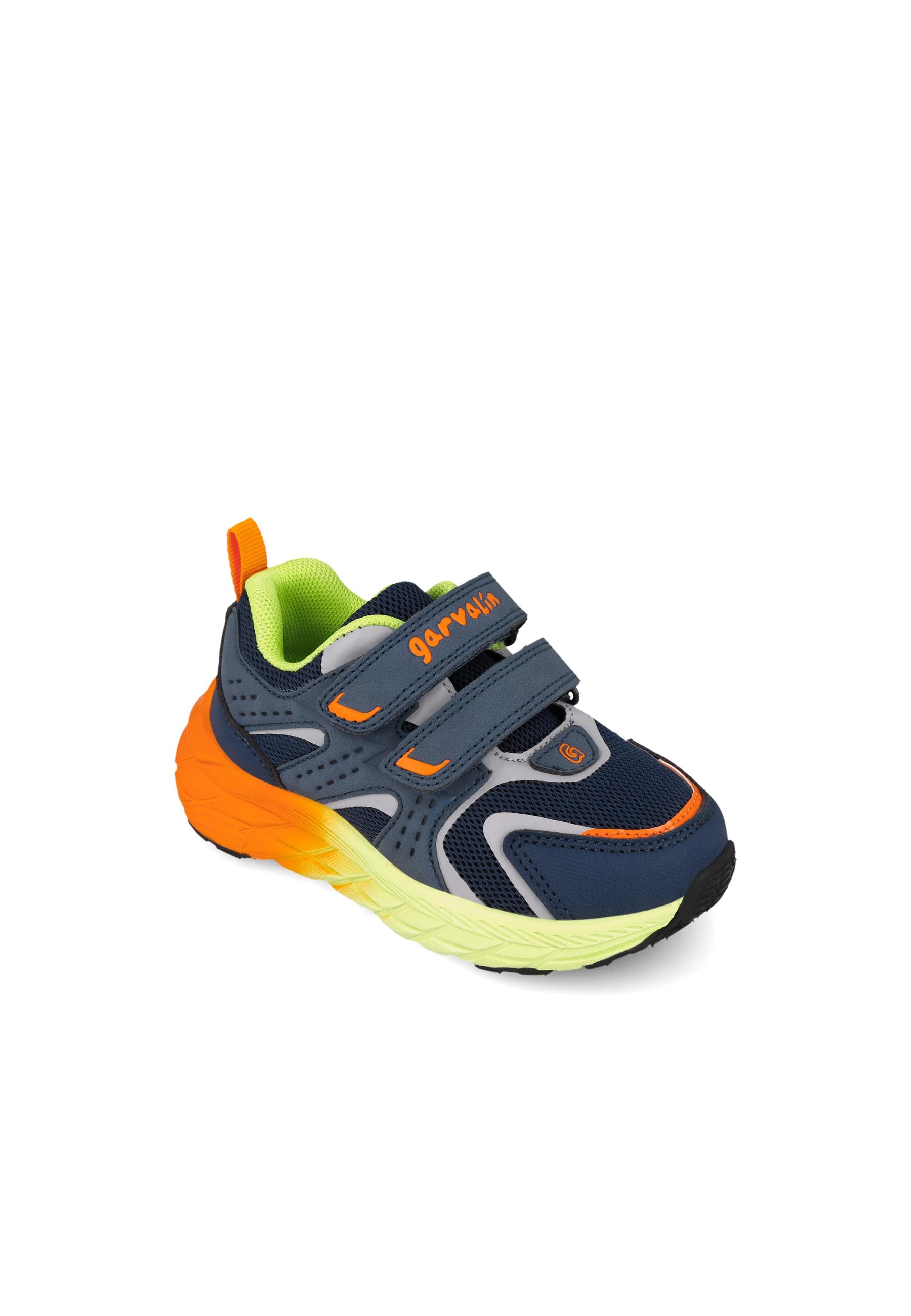 Zapatillas deportivas de niño muy ligeras con cierre ajustable - Garvalín - Azul marino Azul marino-4