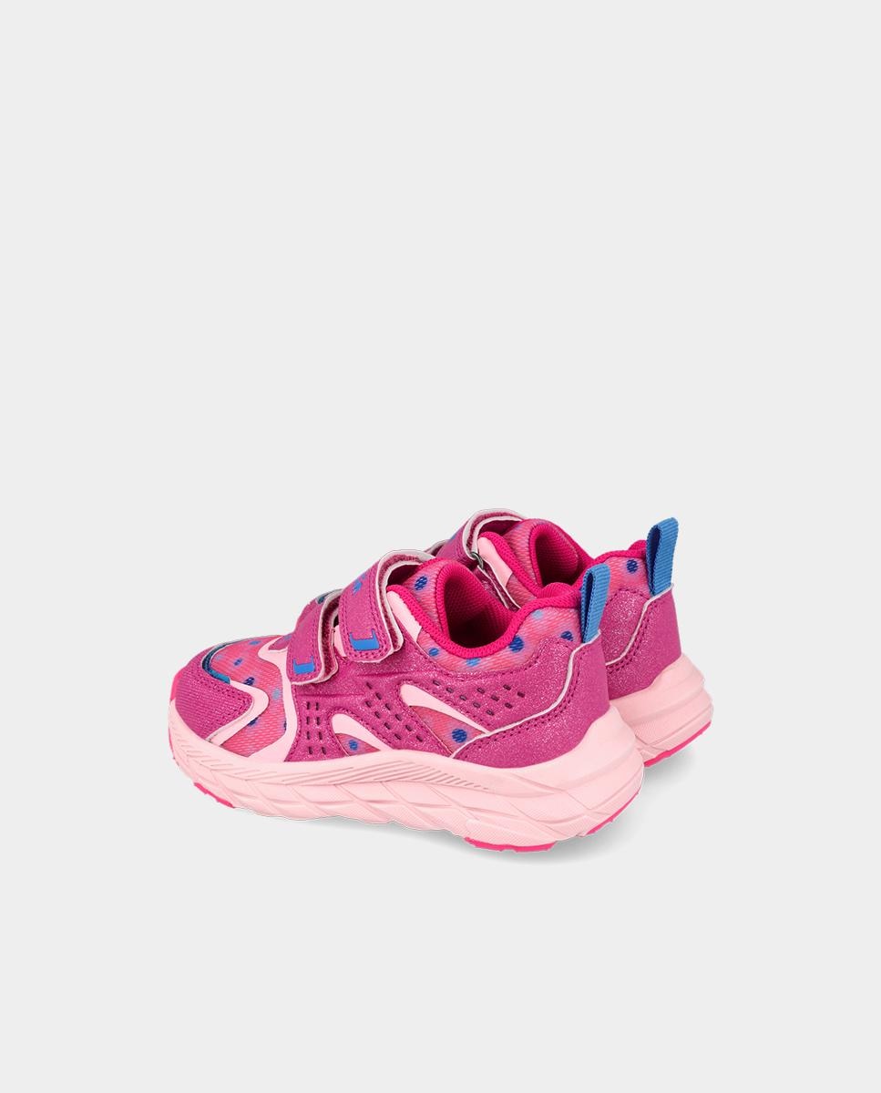 Zapatillas deportivas de niños muy ligeras con cierre ajustable - Garvalín - Rosa Rosa-3