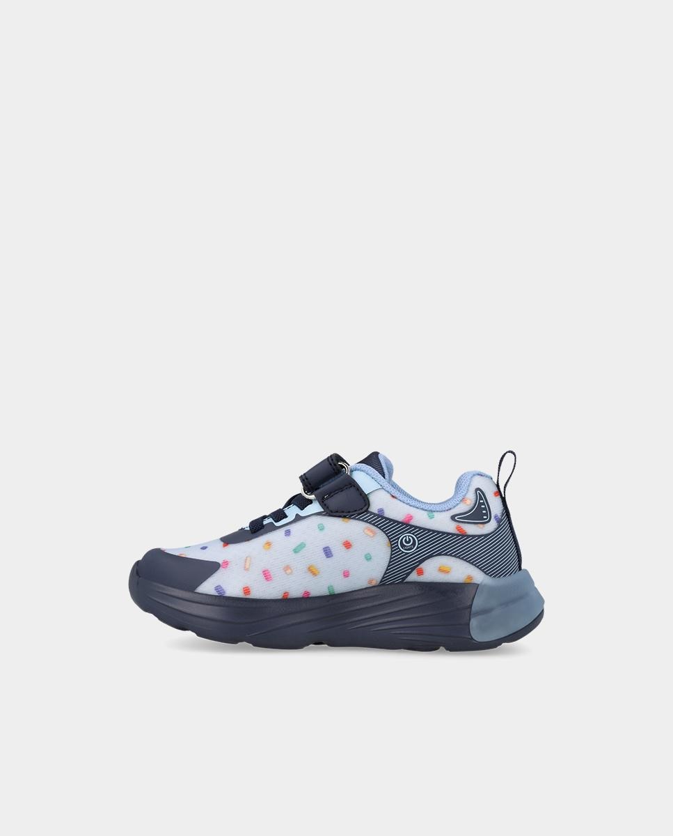 Deportivos Bluey para niña con cierre de velcro y elásticos. - Azul Azul-6