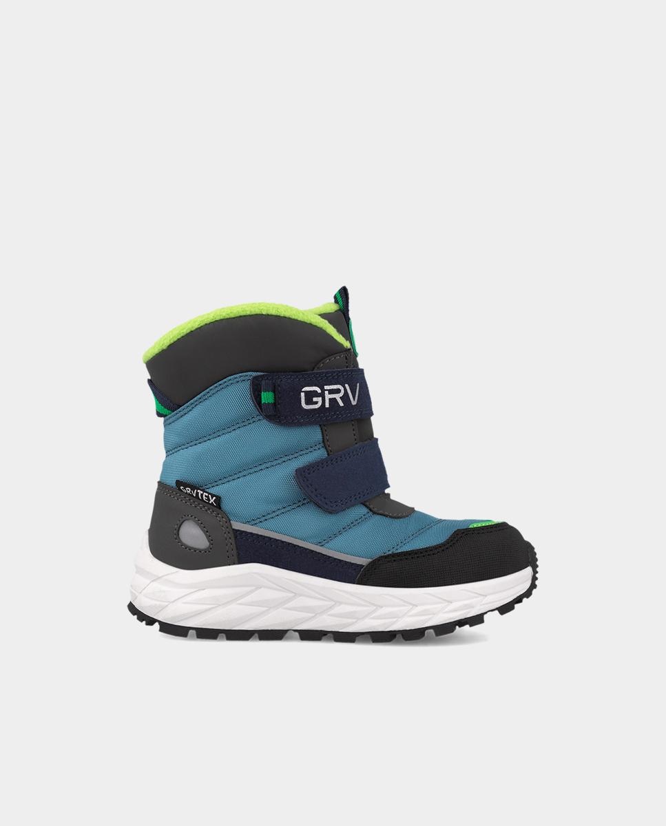 Imagen 1 de Bota de niños con membrana impermeable y cierre ajustable - Garvalín - Azul Azul