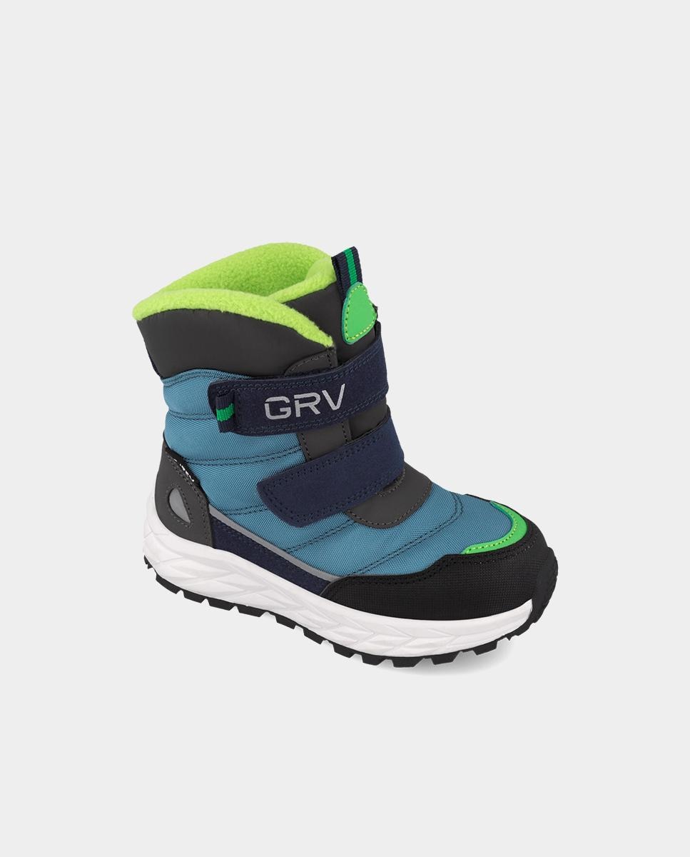 Imagen 4 de Bota de niños con membrana impermeable y cierre ajustable - Garvalín - Azul Azul