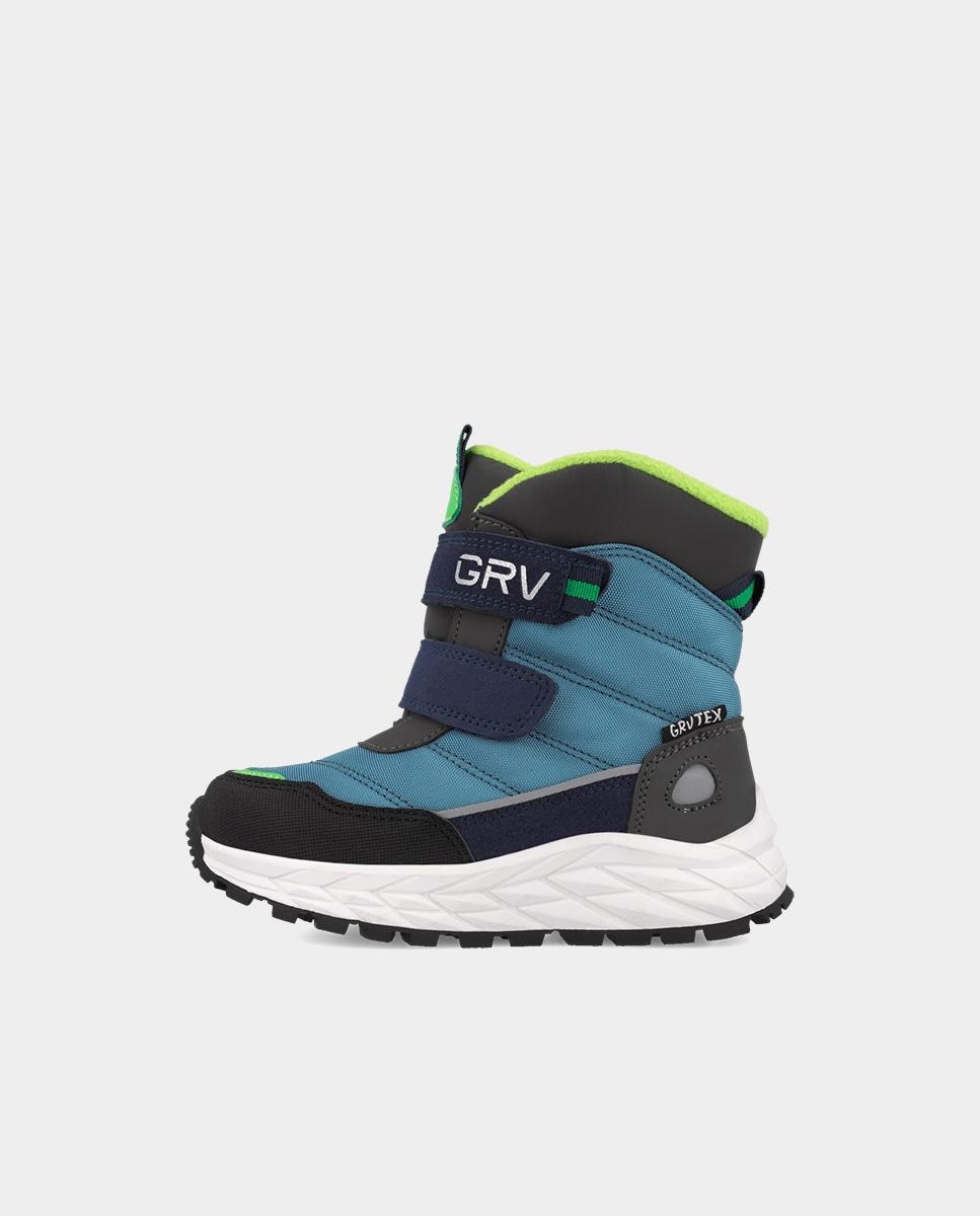 Imagen 5 de Bota de niños con membrana impermeable y cierre ajustable - Garvalín - Azul Azul