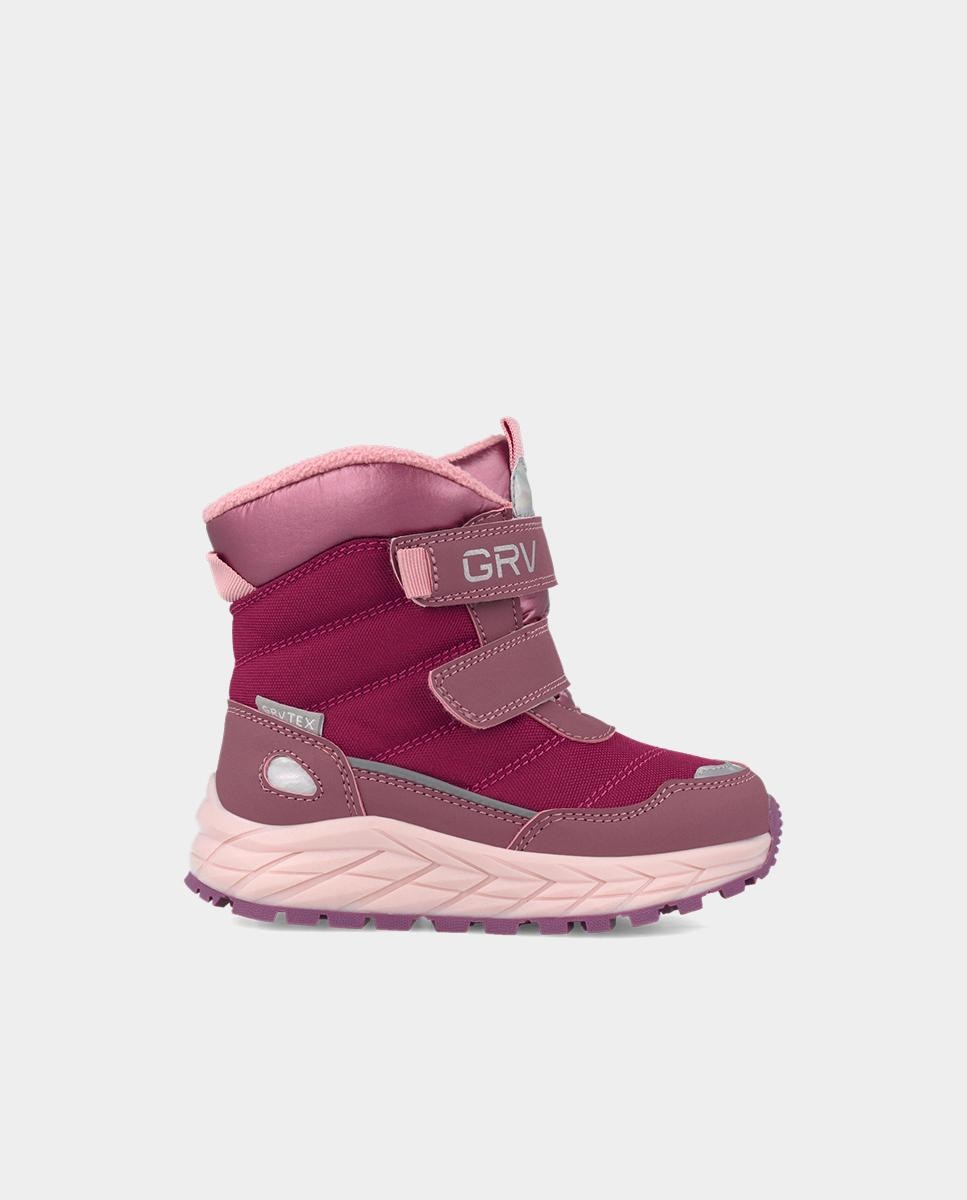 Imagen 1 de Bota de niños con membrana impermeable y cierre ajustable - Garvalín - Rosa Rosa
