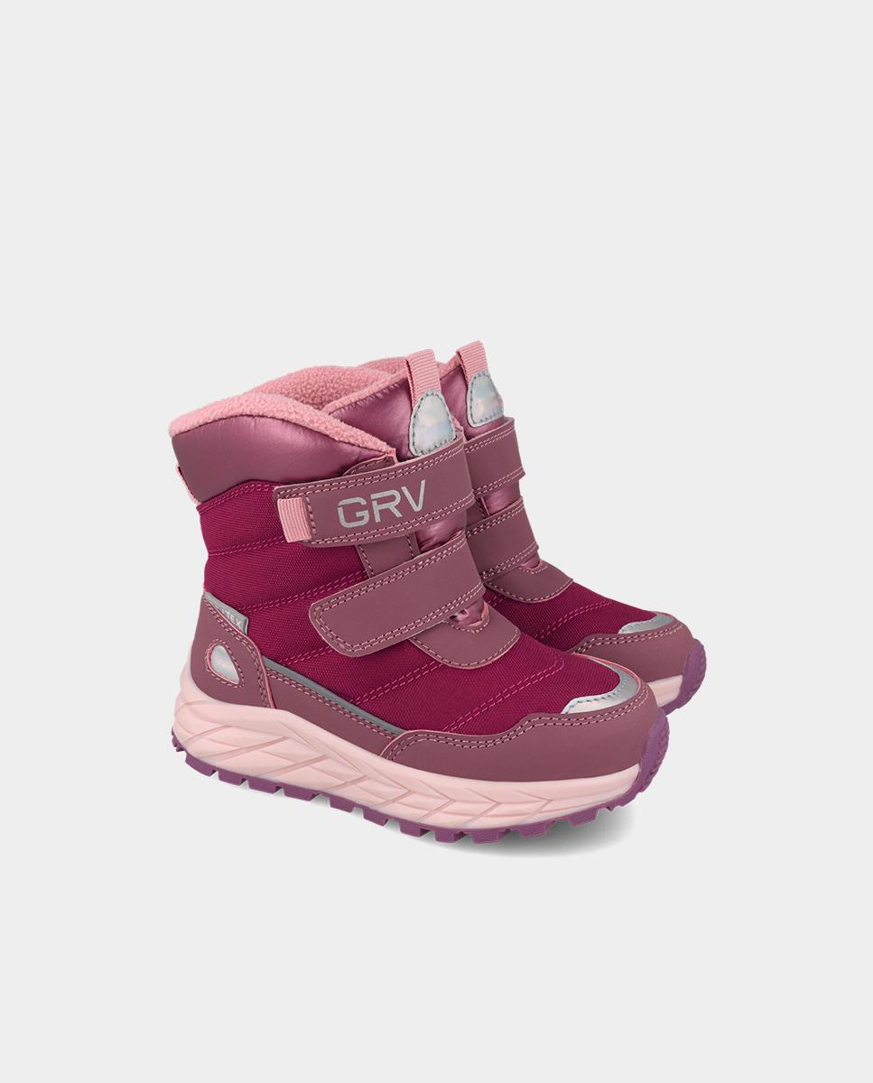Imagen 2 de Bota de niños con membrana impermeable y cierre ajustable - Garvalín - Rosa Rosa