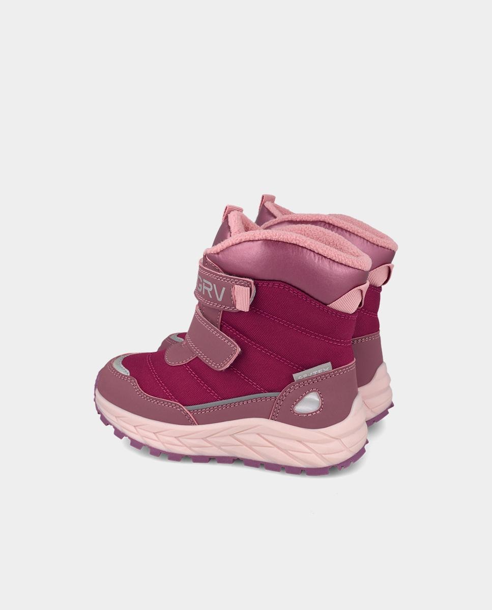 Imagen 3 de Bota de niños con membrana impermeable y cierre ajustable - Garvalín - Rosa Rosa