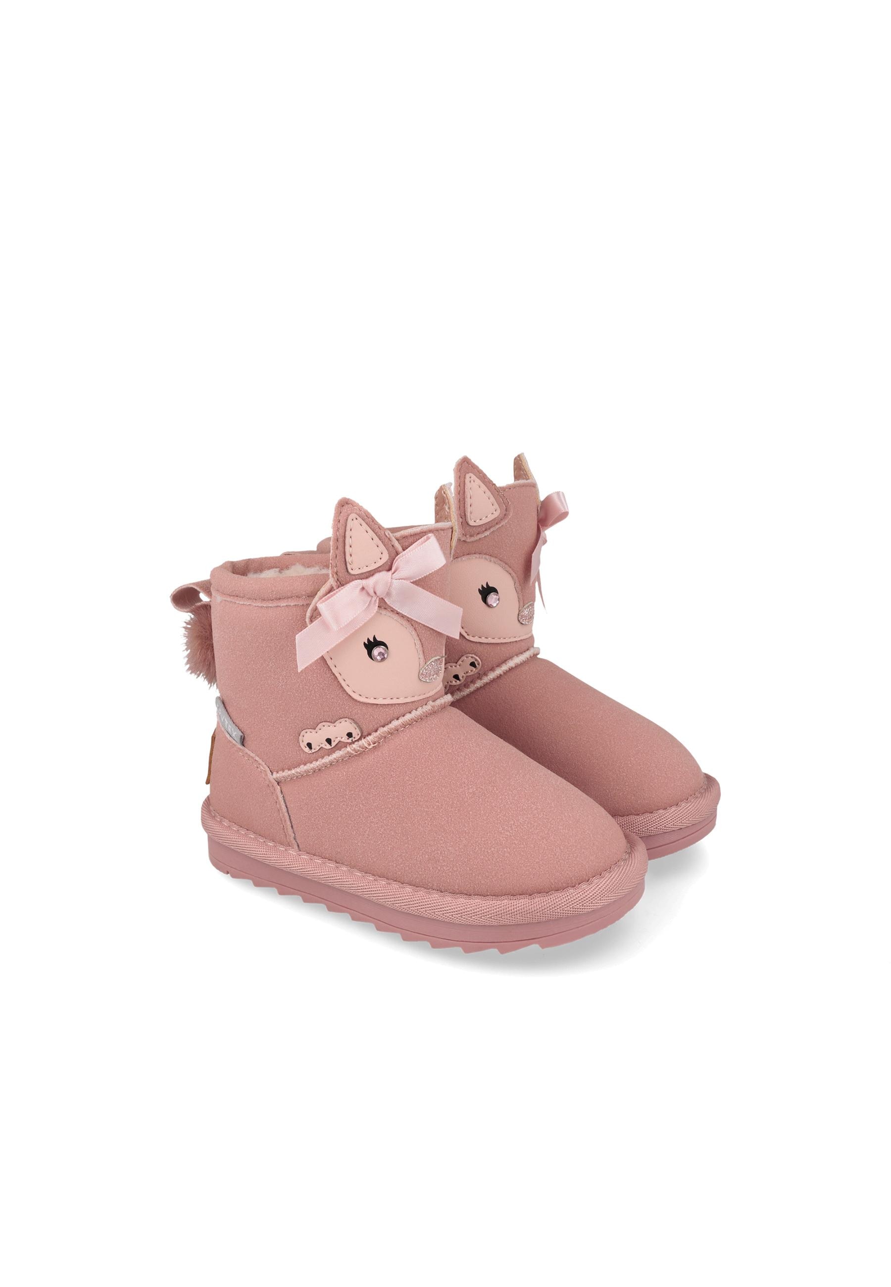 Imagen 2 de Botas de niña con forro de borreguillo membrana impermeable - Garvalín - Rosa claro Rosa claro