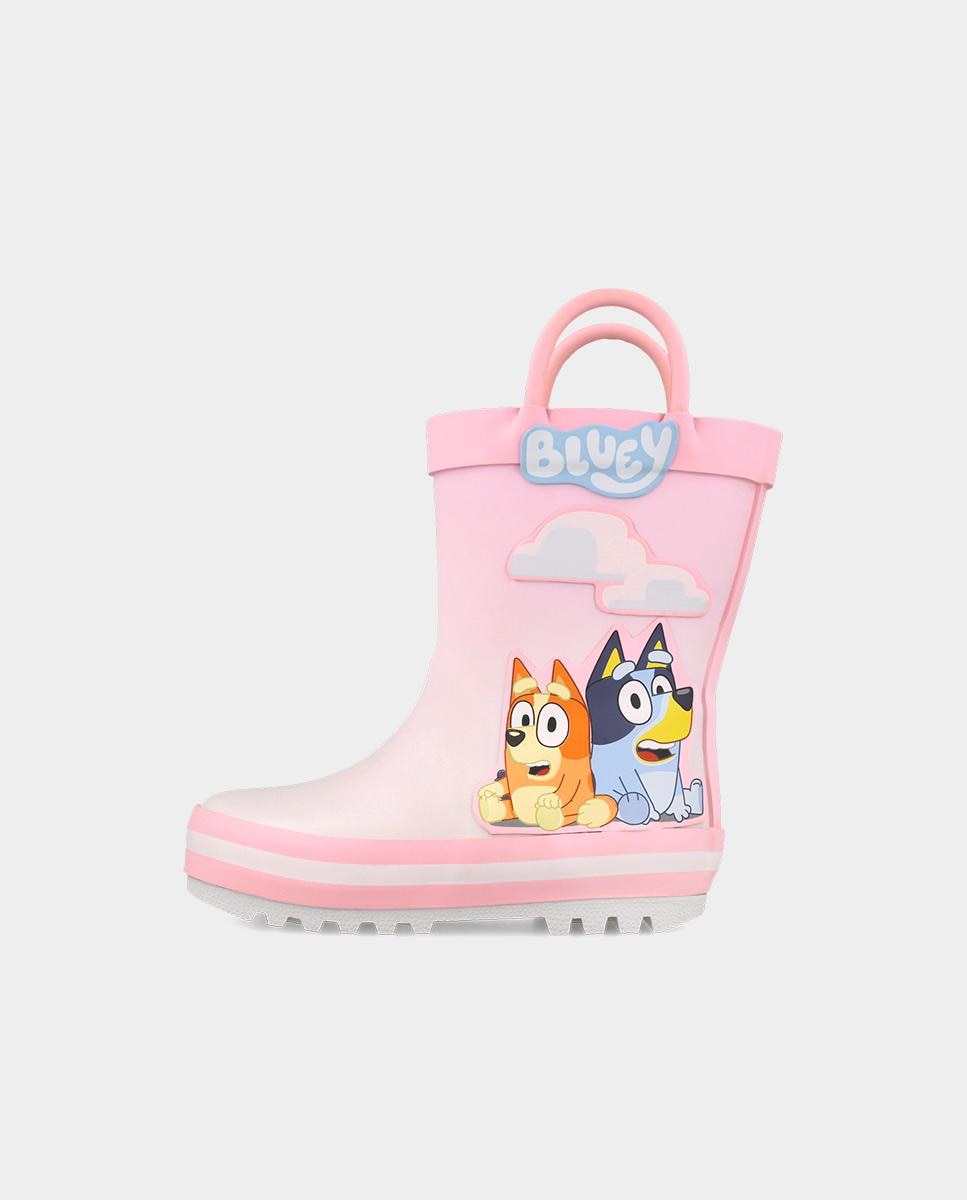 Imagen 5 de Botas de agua Bluey para niño con puntera redonda. - Garvalín - Rosa claro Rosa claro