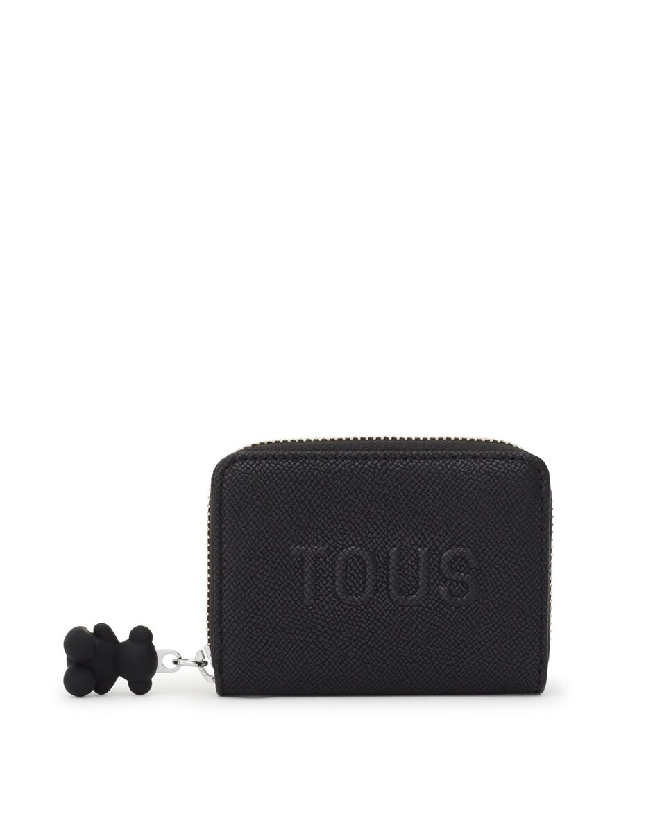 Monedero en negro con cremallera · Tous · El Corte Inglés