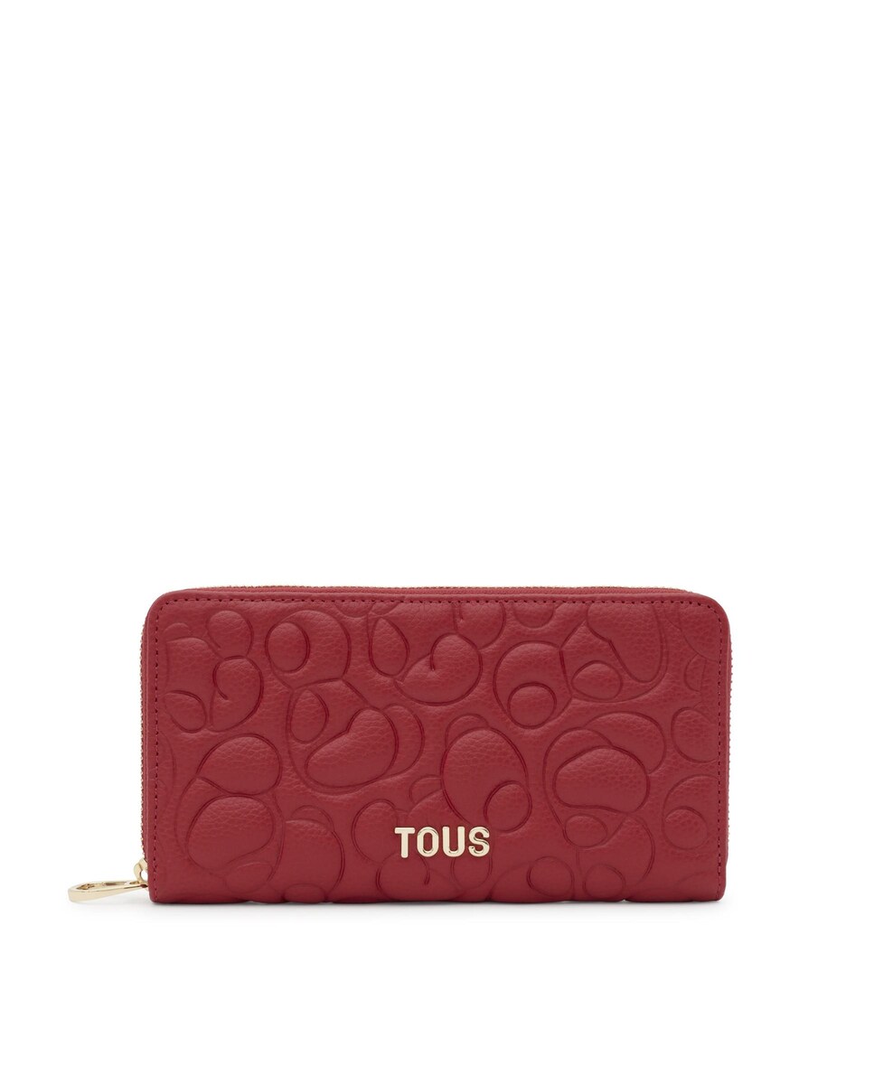 Cartera de mujer grande Greta lisa Variante única Rojo