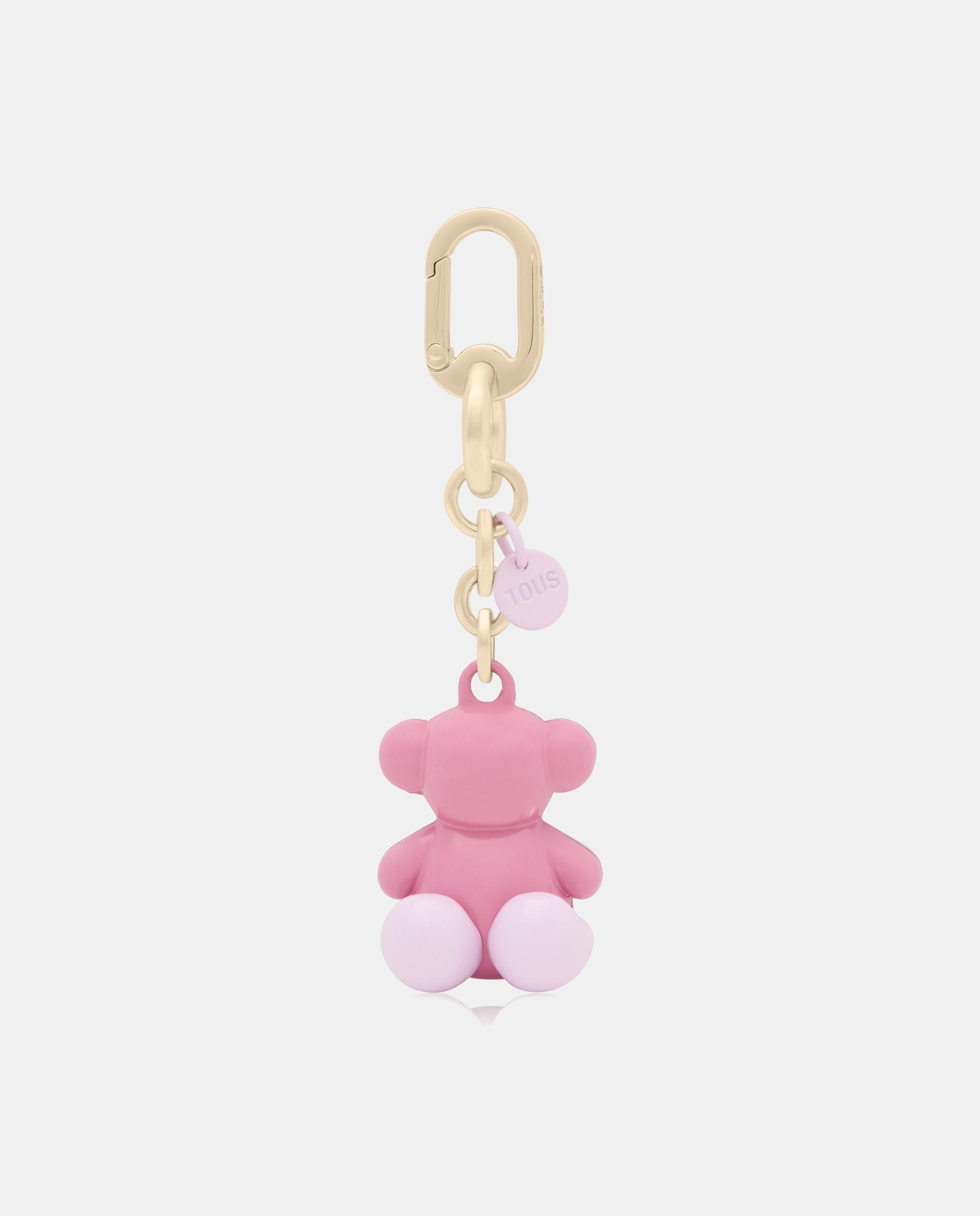 Llavero de metal con relieve. - Tous - Rosa claro Rosa claro-1