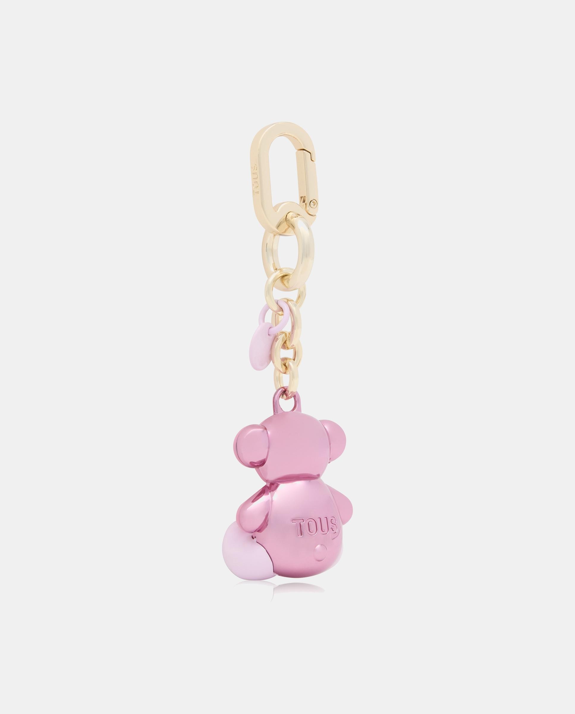 Llavero de metal con relieve. - Tous - Rosa claro Rosa claro-2