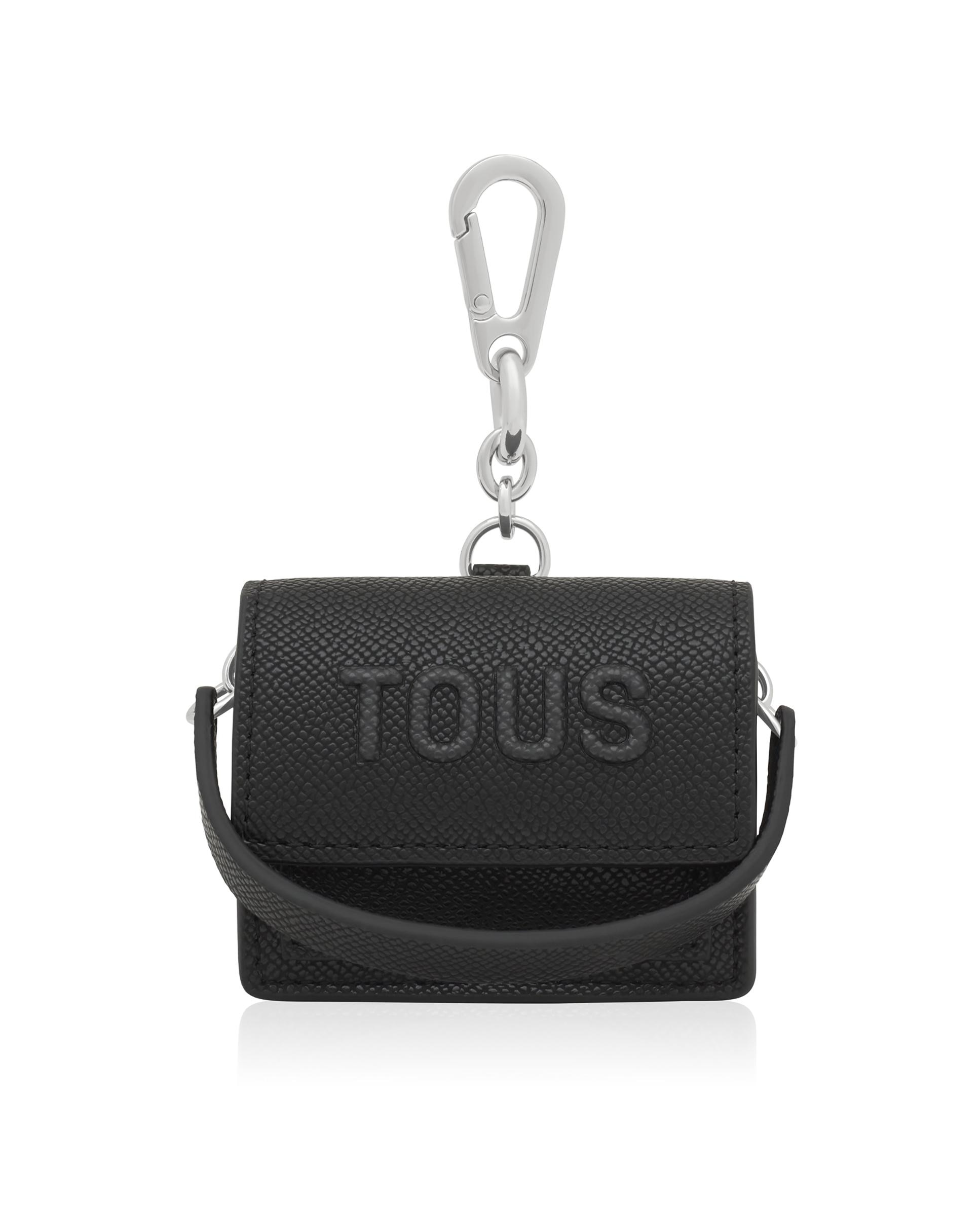 Llavero audree mini bandolera con asa - Tous - Negro Negro-1
