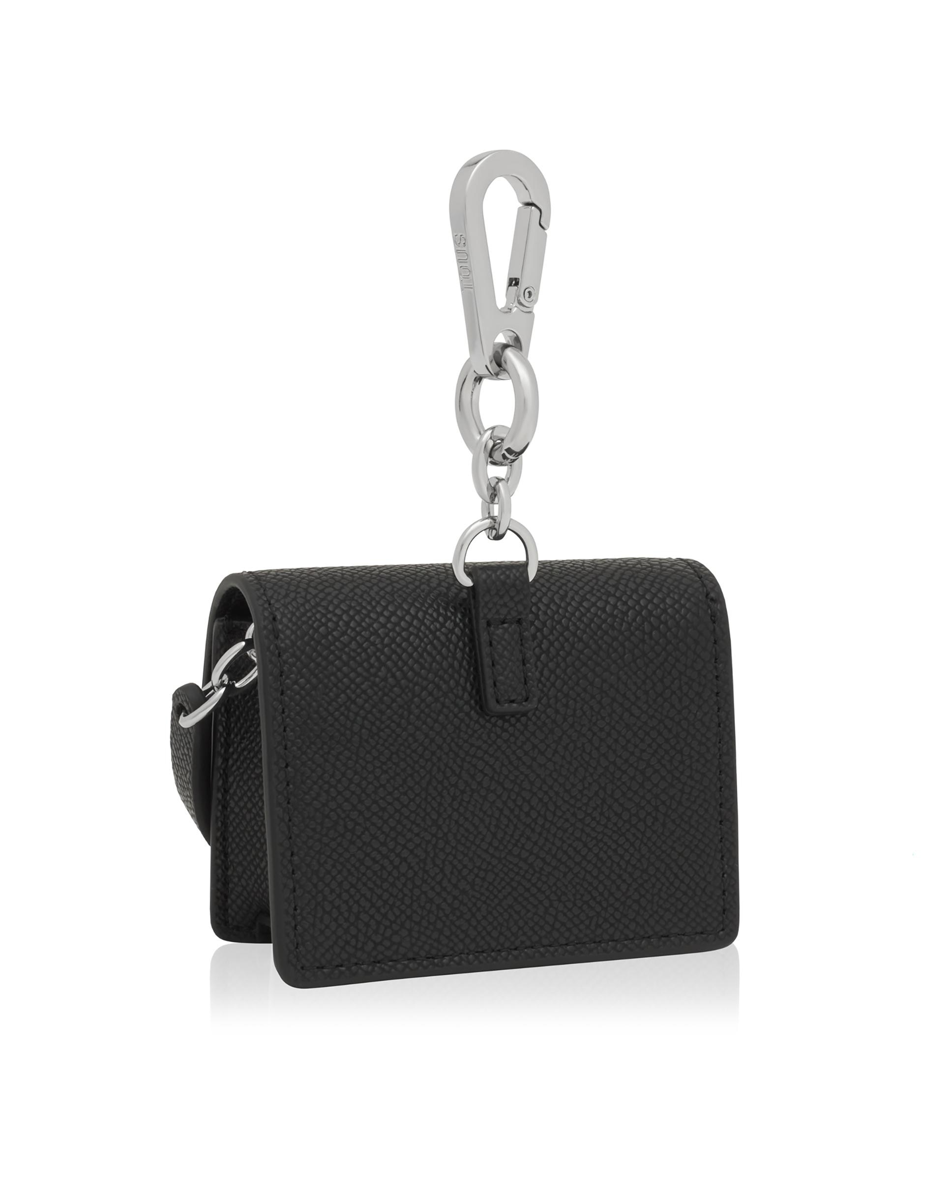 Llavero audree mini bandolera con asa - Tous - Negro Negro-2