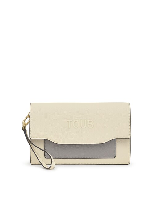 Imagen 0 de Cartera de mano Audree Saffiano bicolor