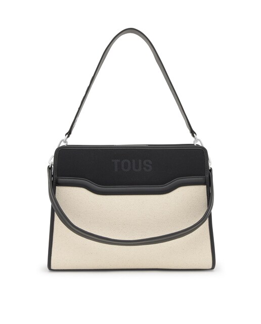 Imagen 0 de Bolso de hombro Audree Canvas mediano multiposición