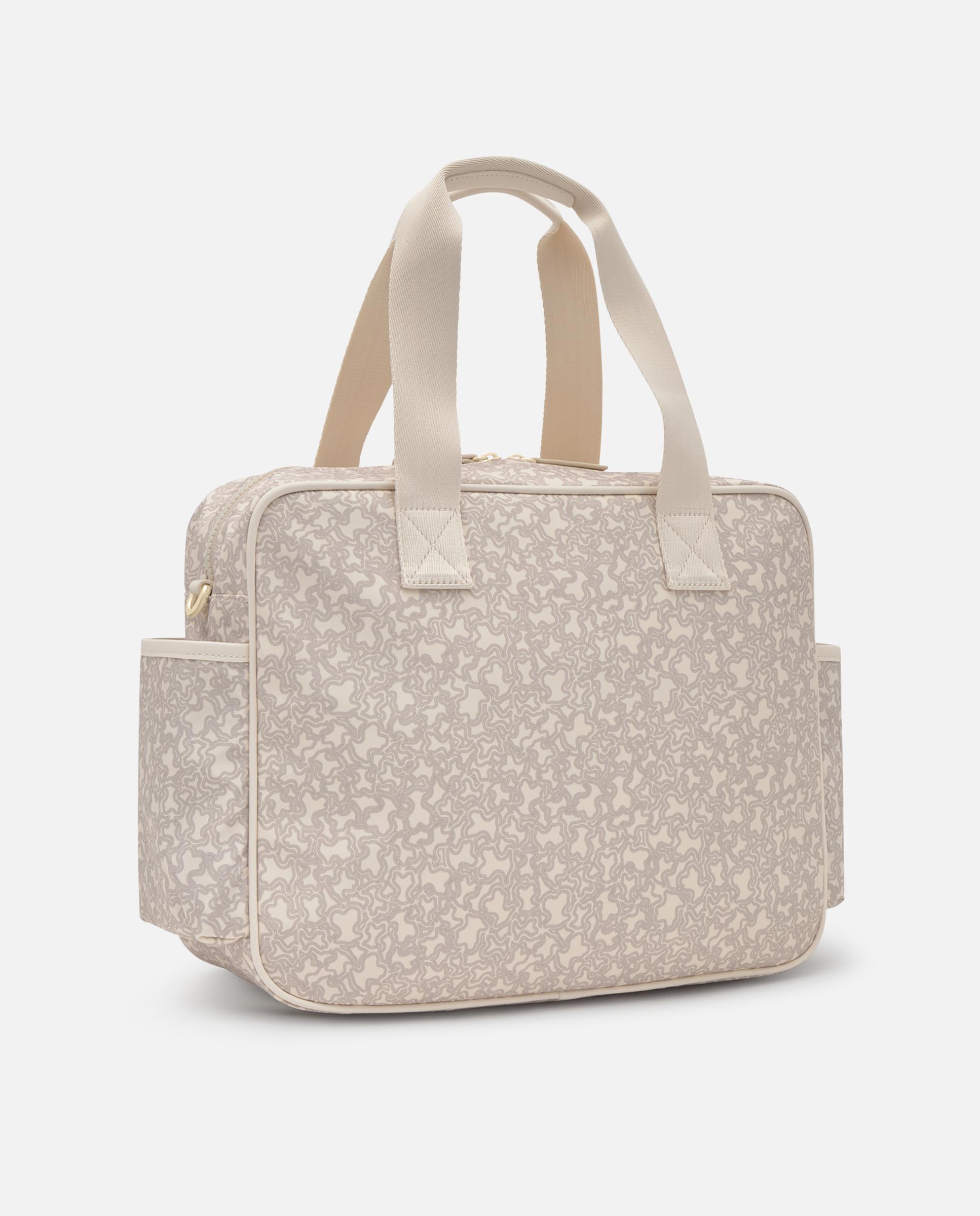Bolso de hombro de mujer kaos mini lines soft multiposición estampado - Tous - Beige Beige-5