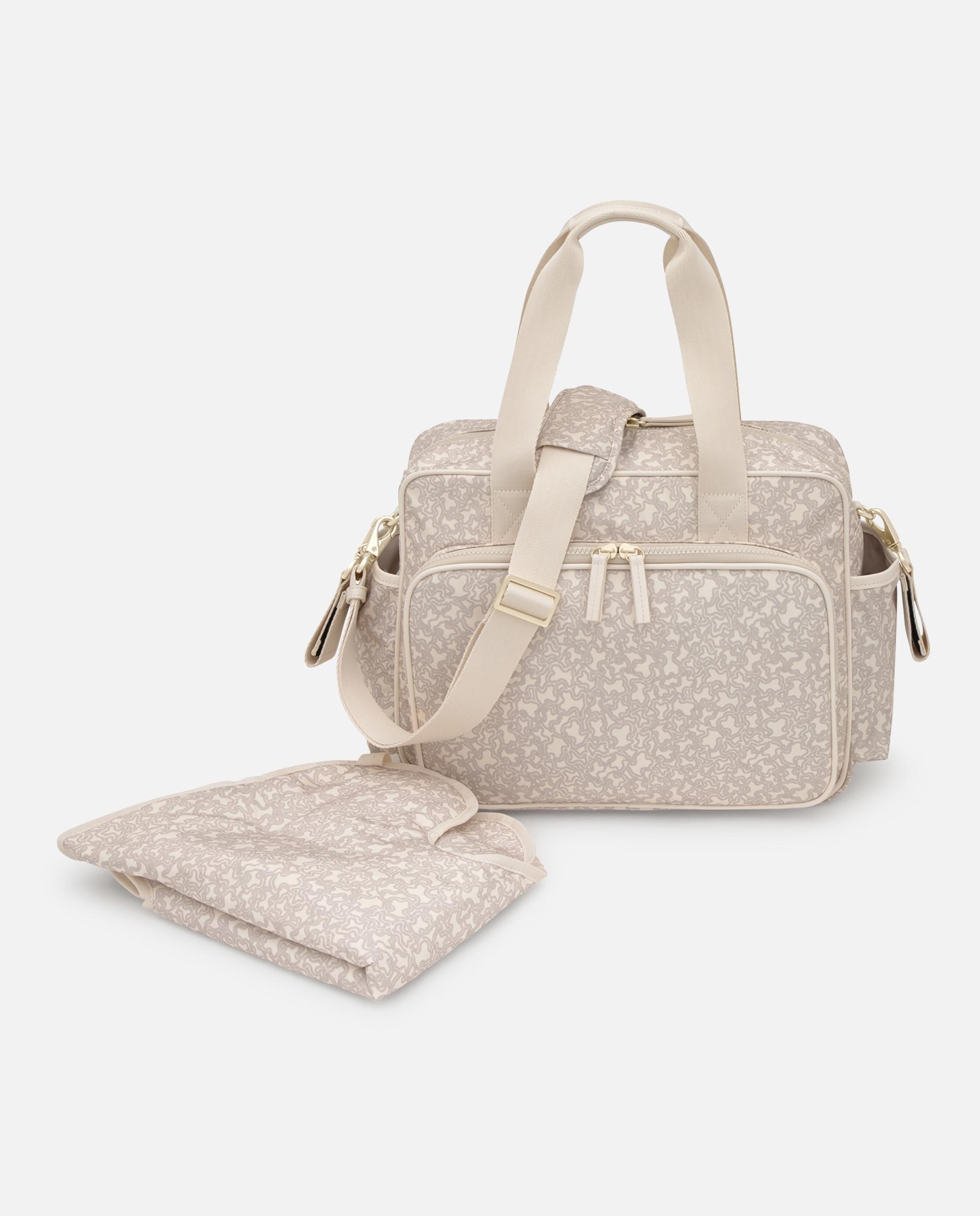 Bolso de hombro de mujer kaos mini lines soft multiposición estampado - Tous - Beige Beige-6
