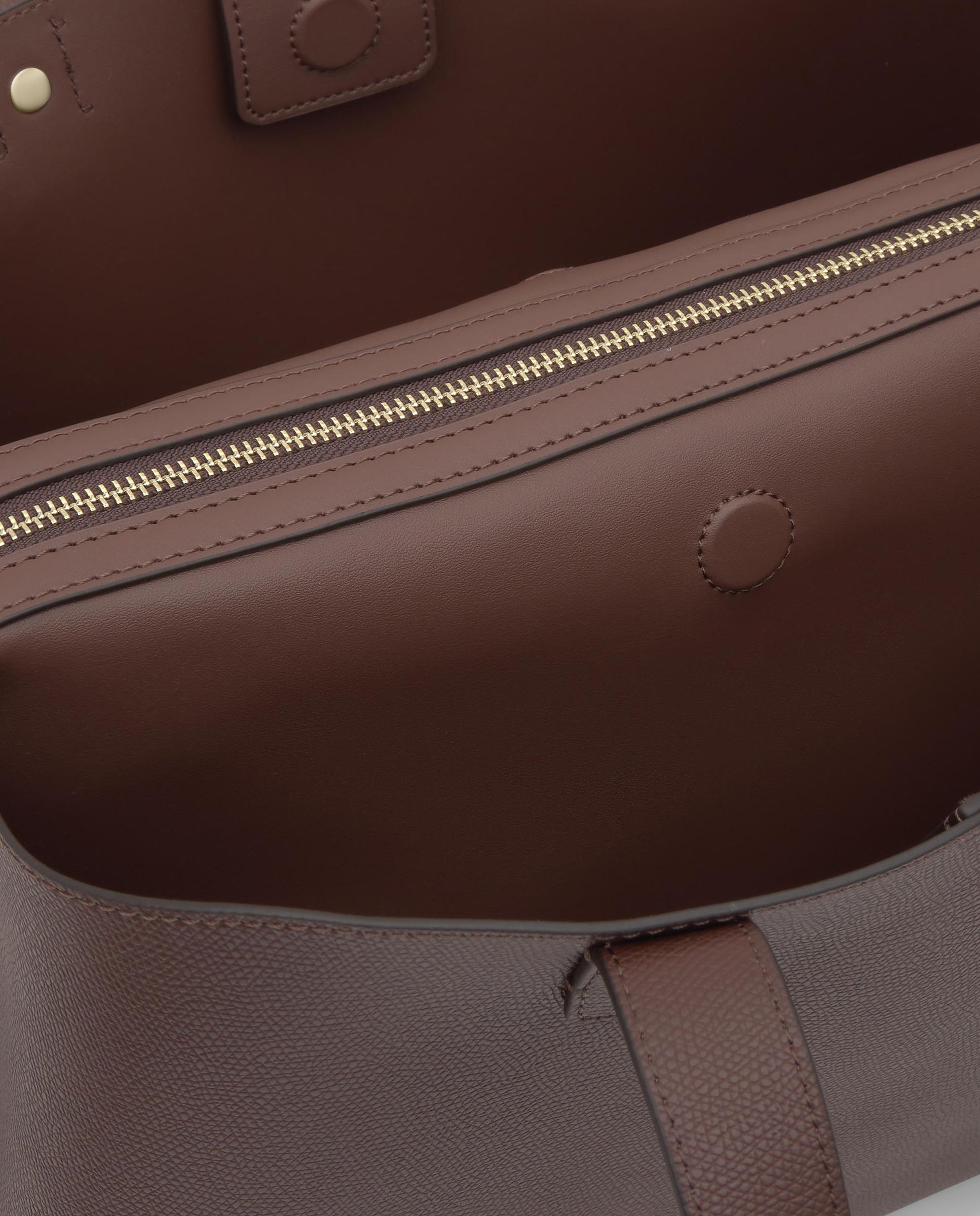 Bolso de hombro de mujer the citybow mediano - Tous - Beige Marrón oscuro-5