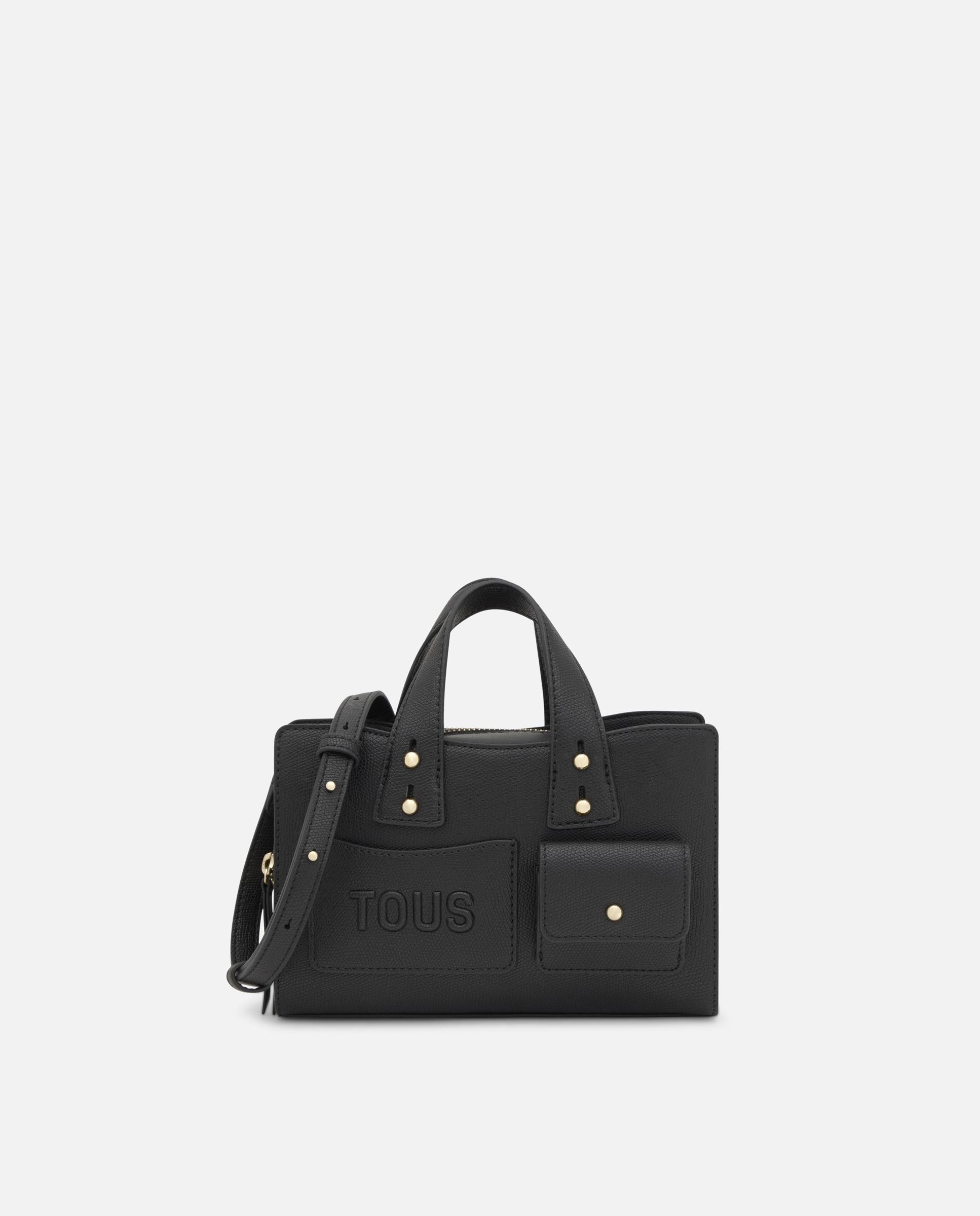 Bolso de mano tous back to basics pequeño transformable - Negro Negro-1