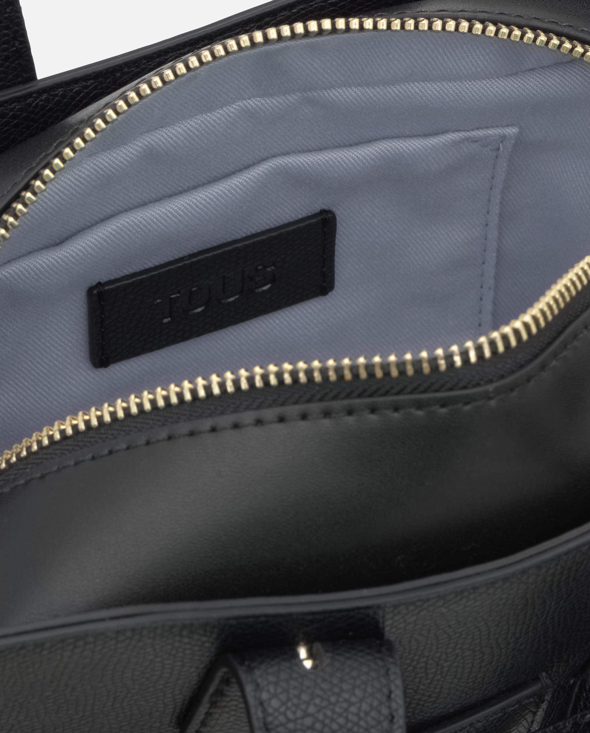 Bolso de mano tous back to basics pequeño transformable - Negro Negro-5
