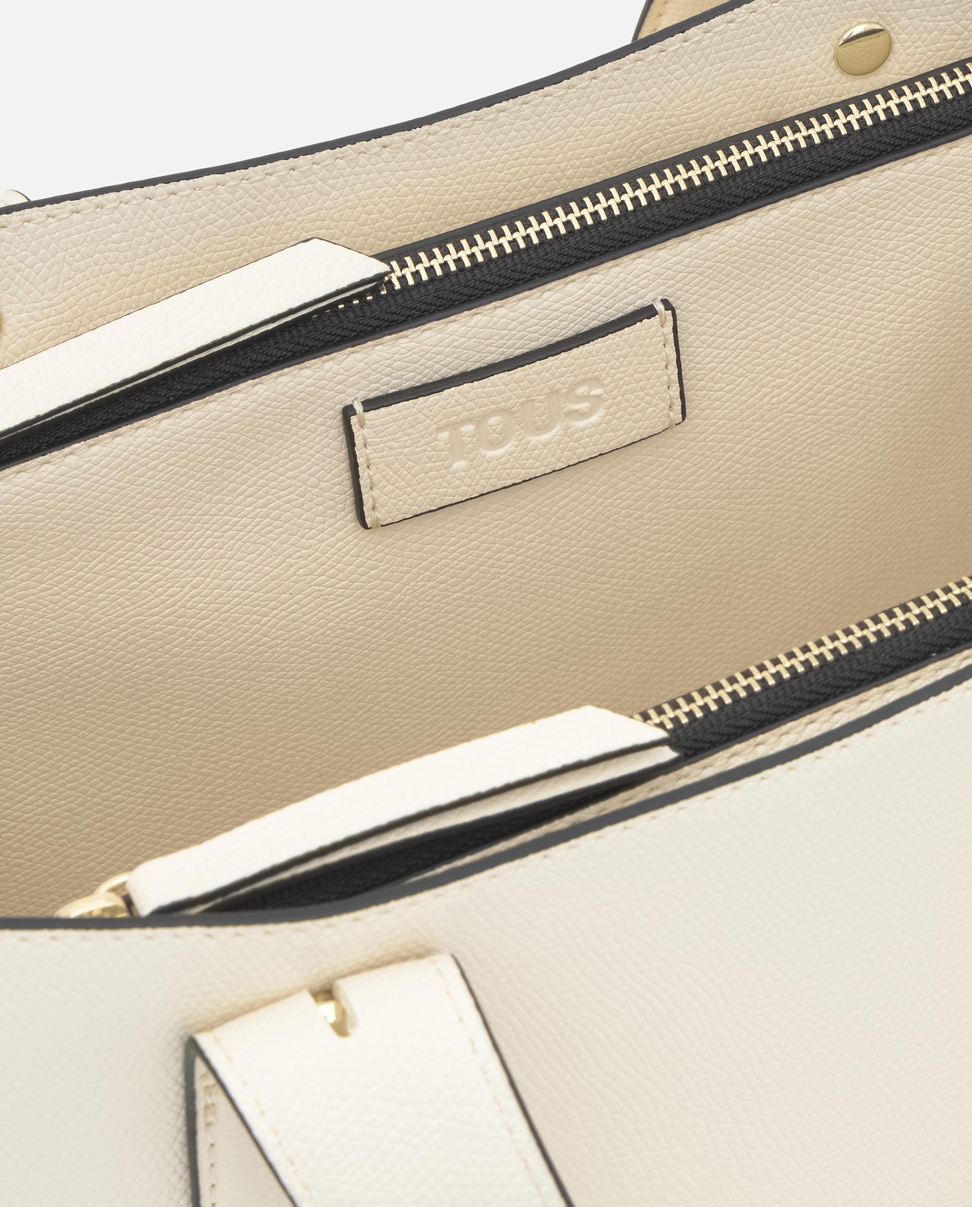 Bolso de mano de mujer city mediano tous back to basics - Beige Beige-7