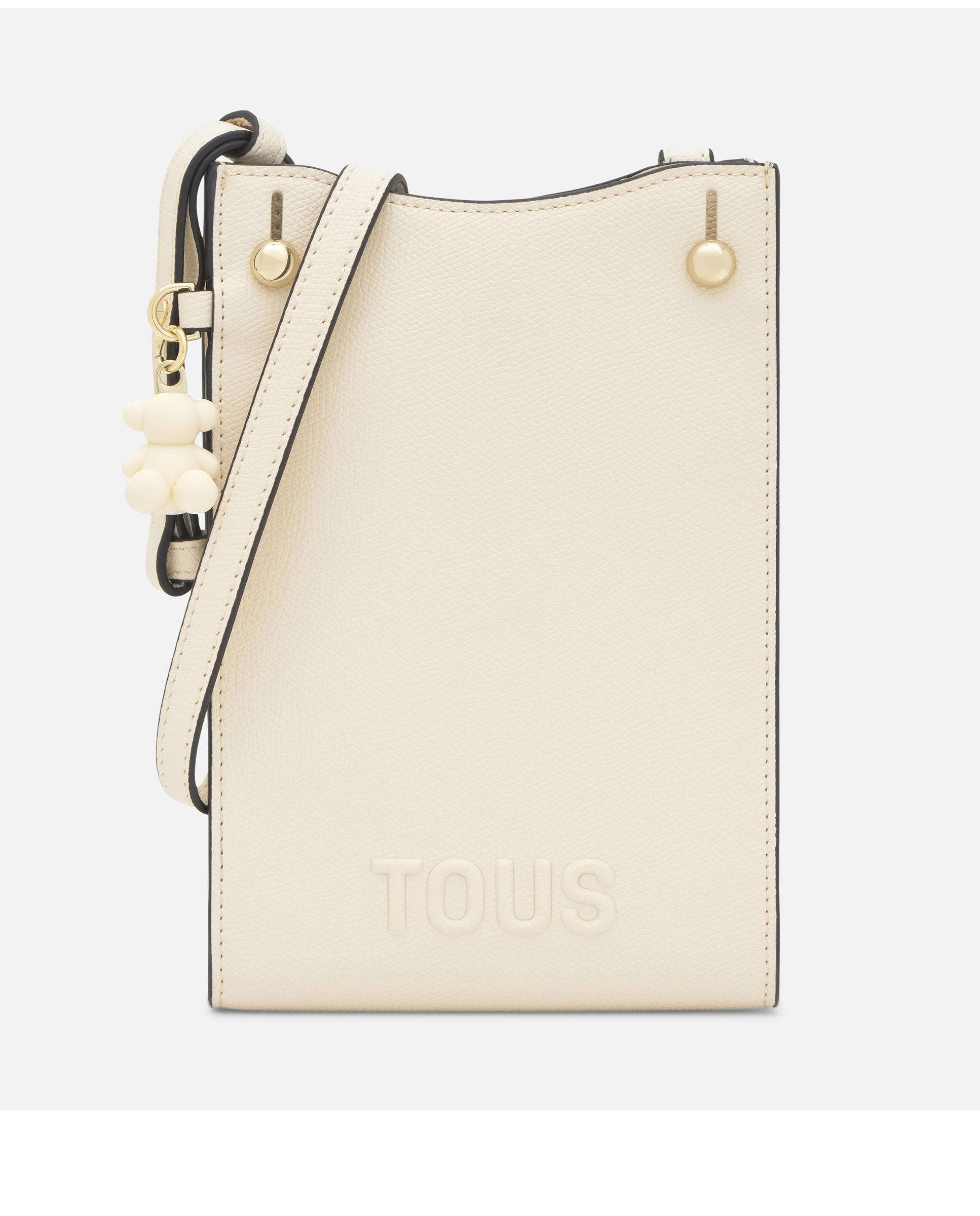 Bolso para móvil tous back to basics colgante ajustable - Beige Beige-1