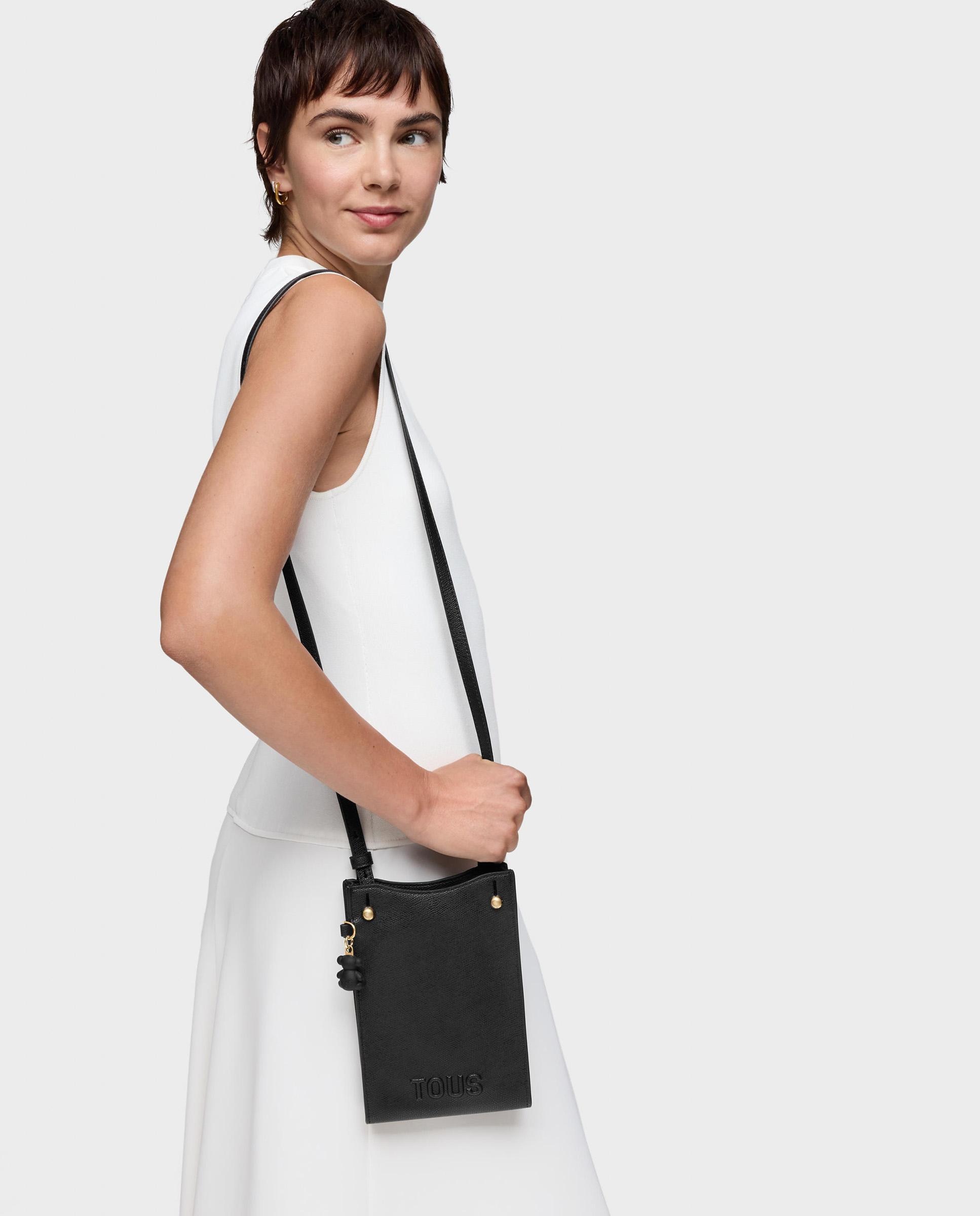 Bolso para móvil tous back to basics colgante ajustable - Negro Negro-2