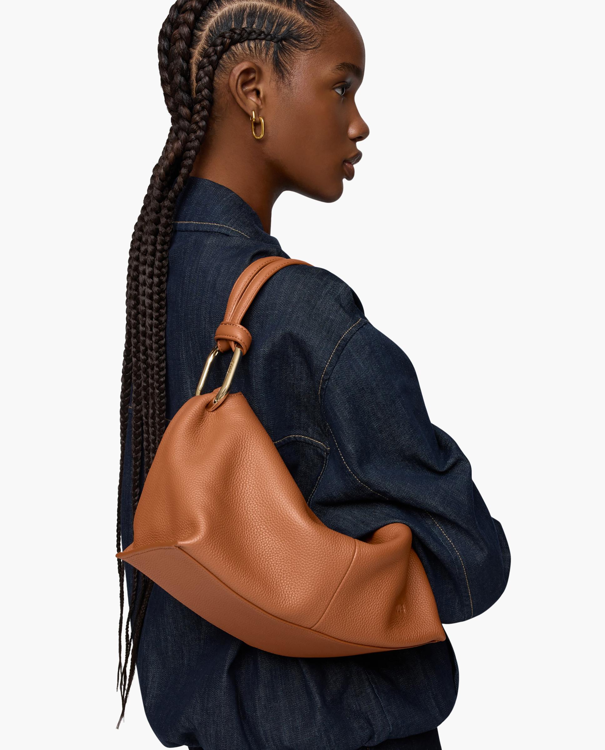 Bolso de hombro de mujer hold rectangular transformable - Tous - Camel Camel-2