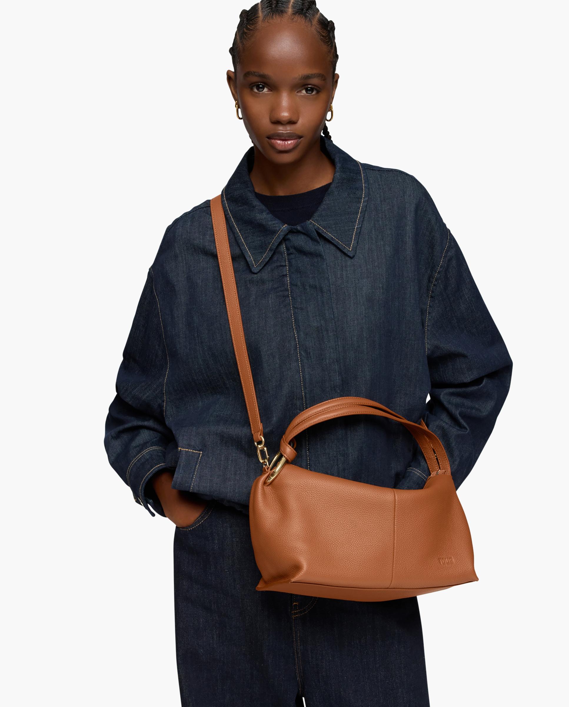 Bolso de hombro de mujer hold rectangular transformable - Tous - Camel Camel-3