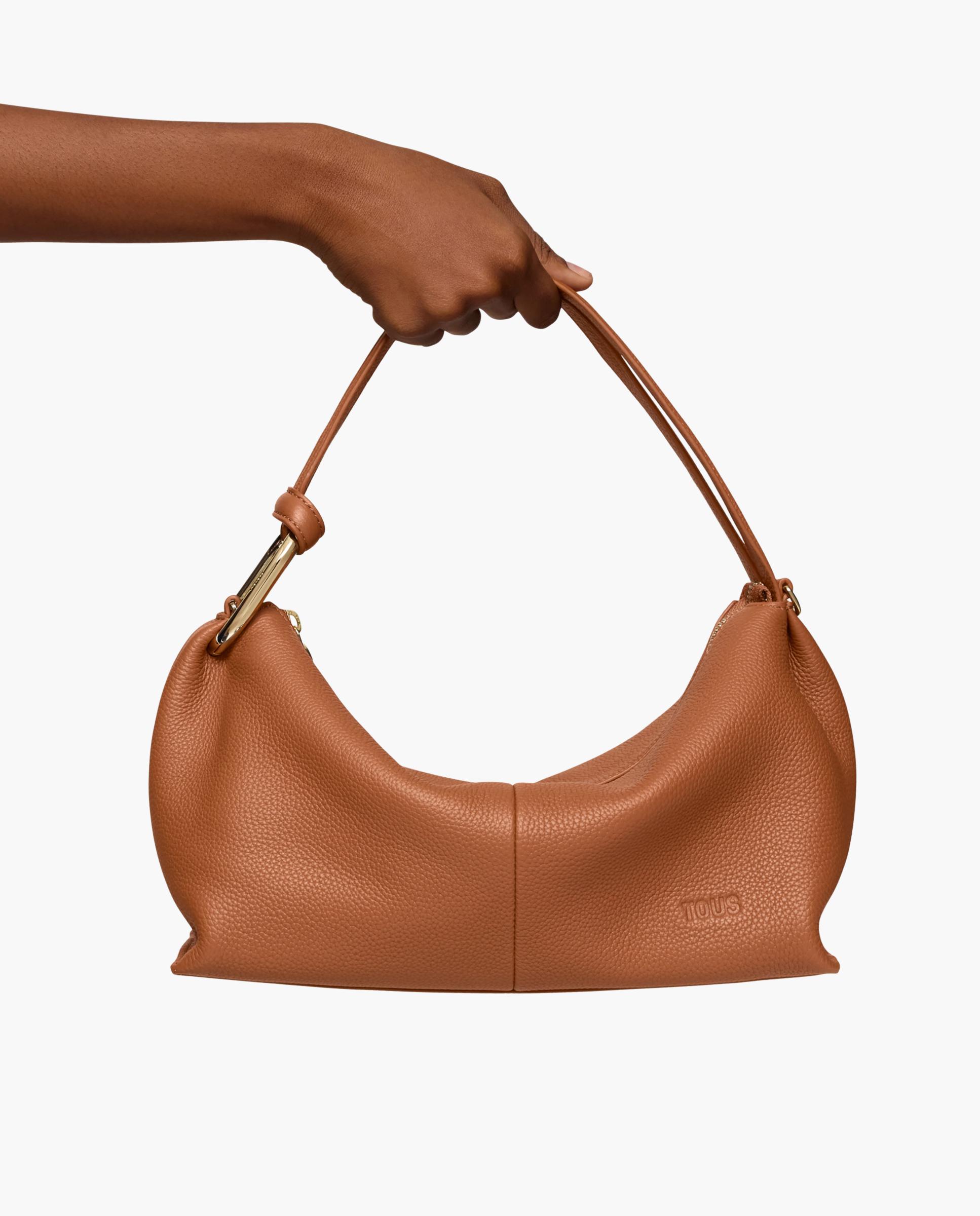 Bolso de hombro de mujer hold rectangular transformable - Tous - Camel Camel-5