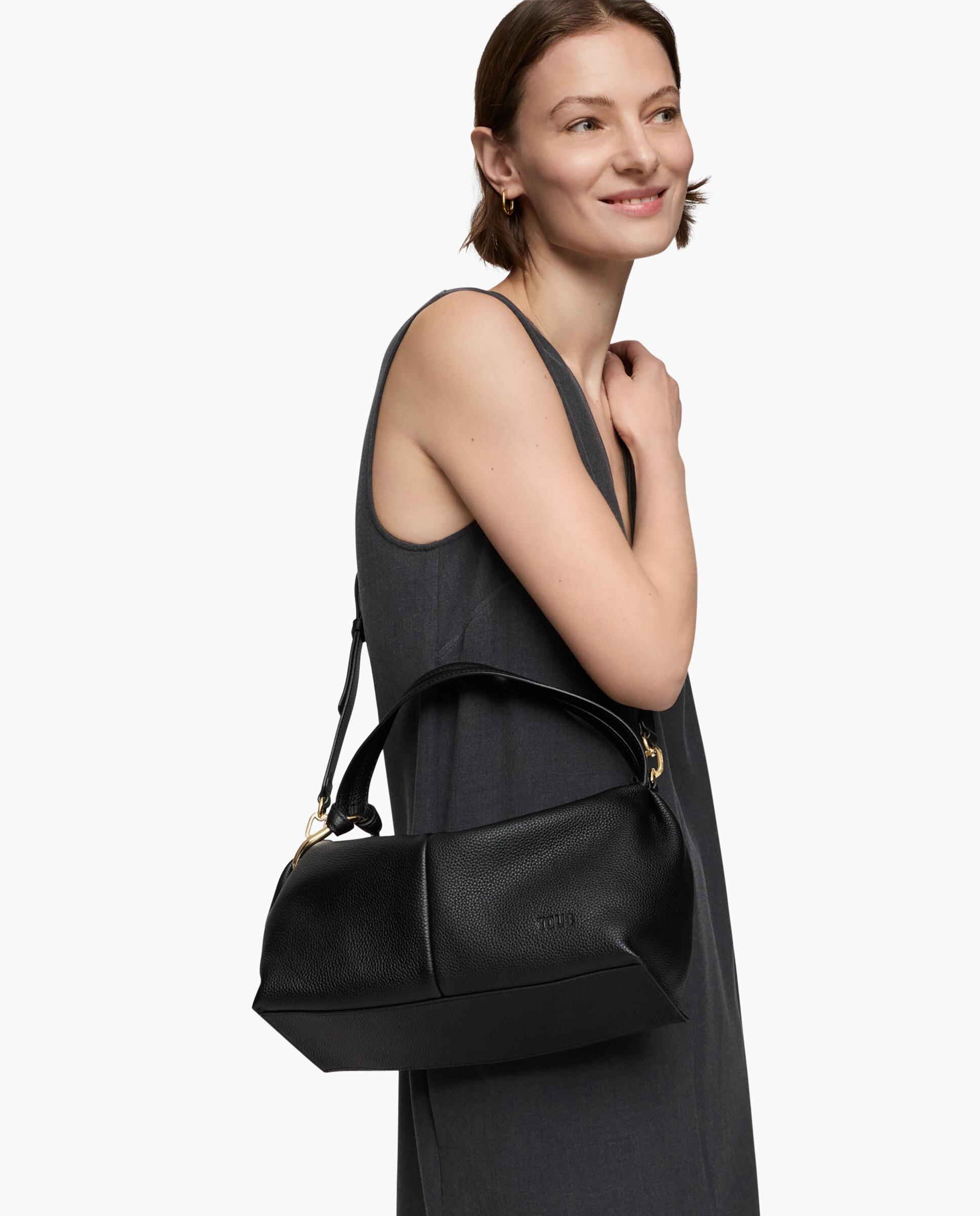 Bolso de hombro de mujer hold rectangular transformable - Tous - Negro Negro-2