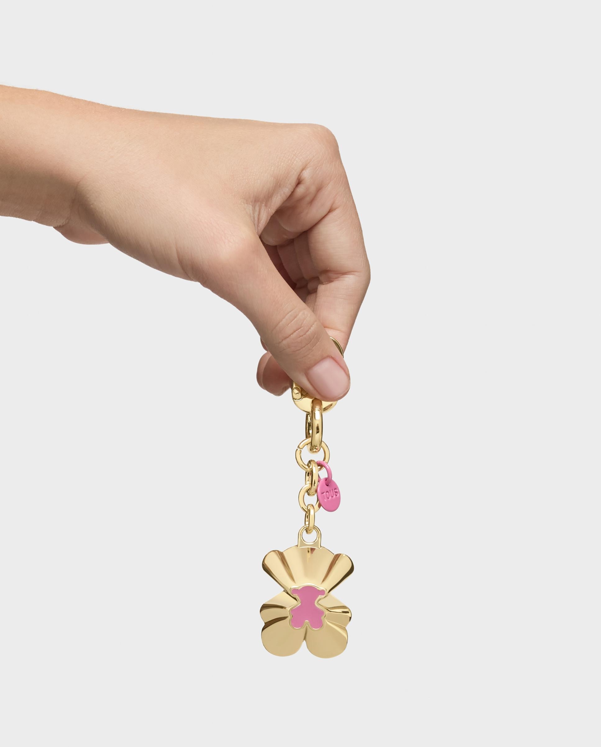 Llavero de mujer facet bear bicolor - Tous - Rosa Rosa-2