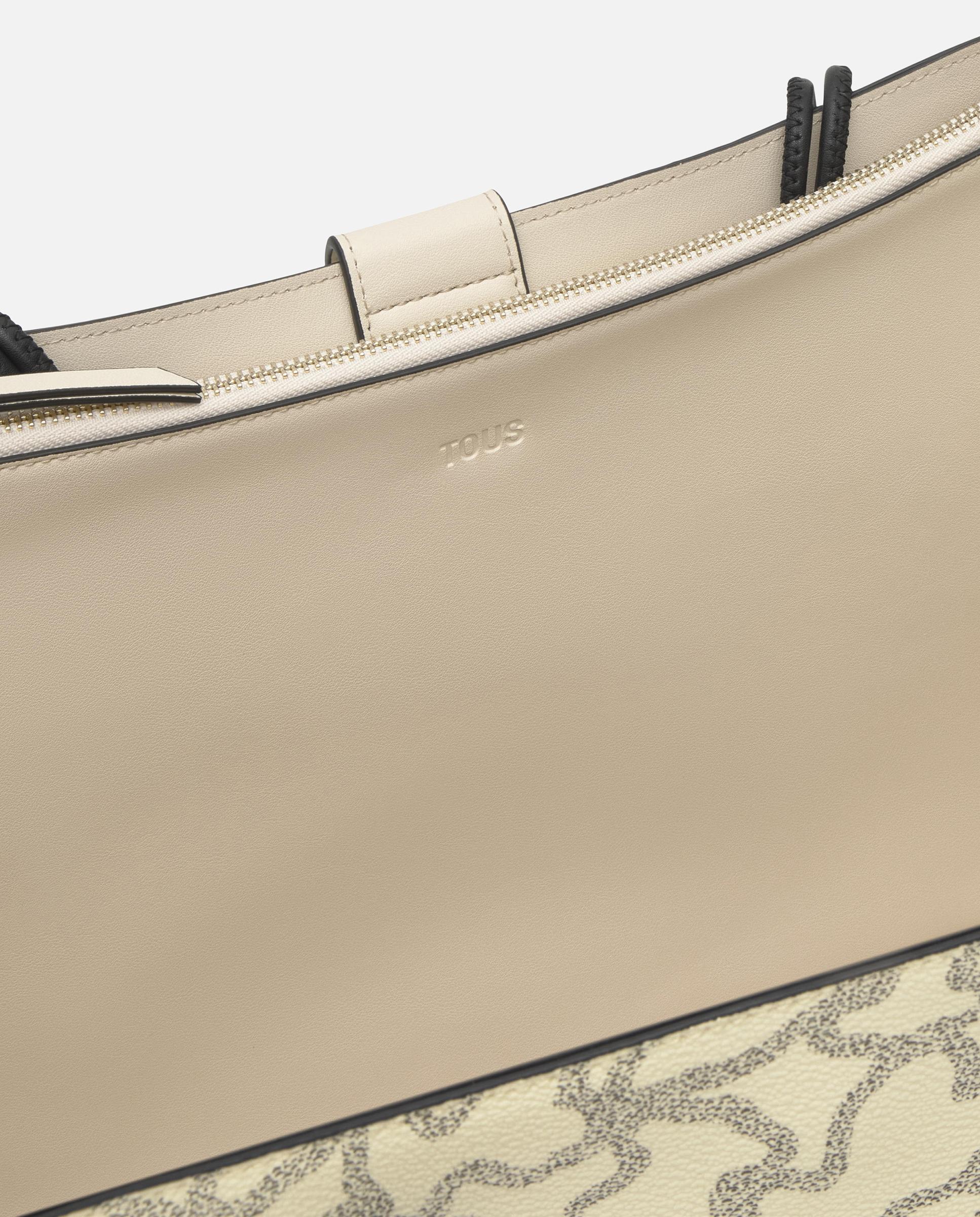 Imagen 4 de Bolso shopper extra grande Kaos Icon - Tous - Beige Beige