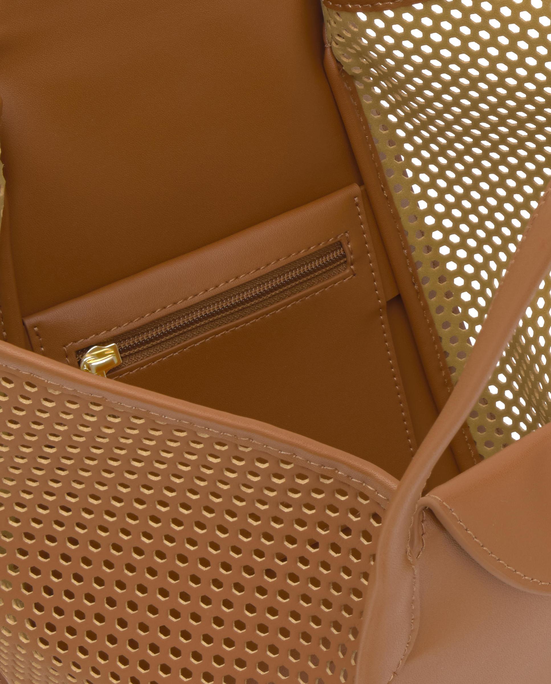 Capazo de mujer tous tulip cutout mediano - Camel Camel-6
