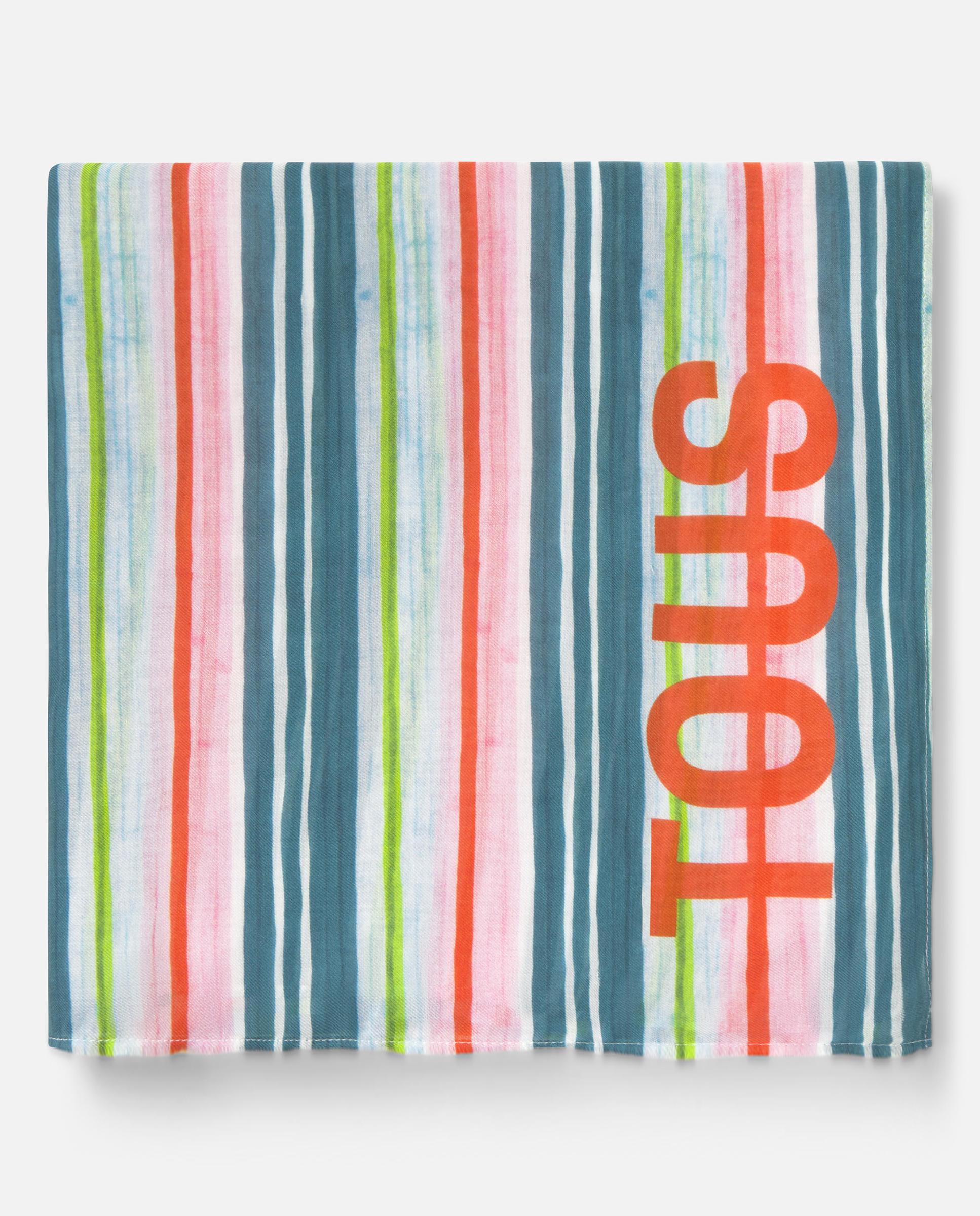 Pareo Tous Stripes - Azul océano / Turquesa Azul océano / Turquesa-5
