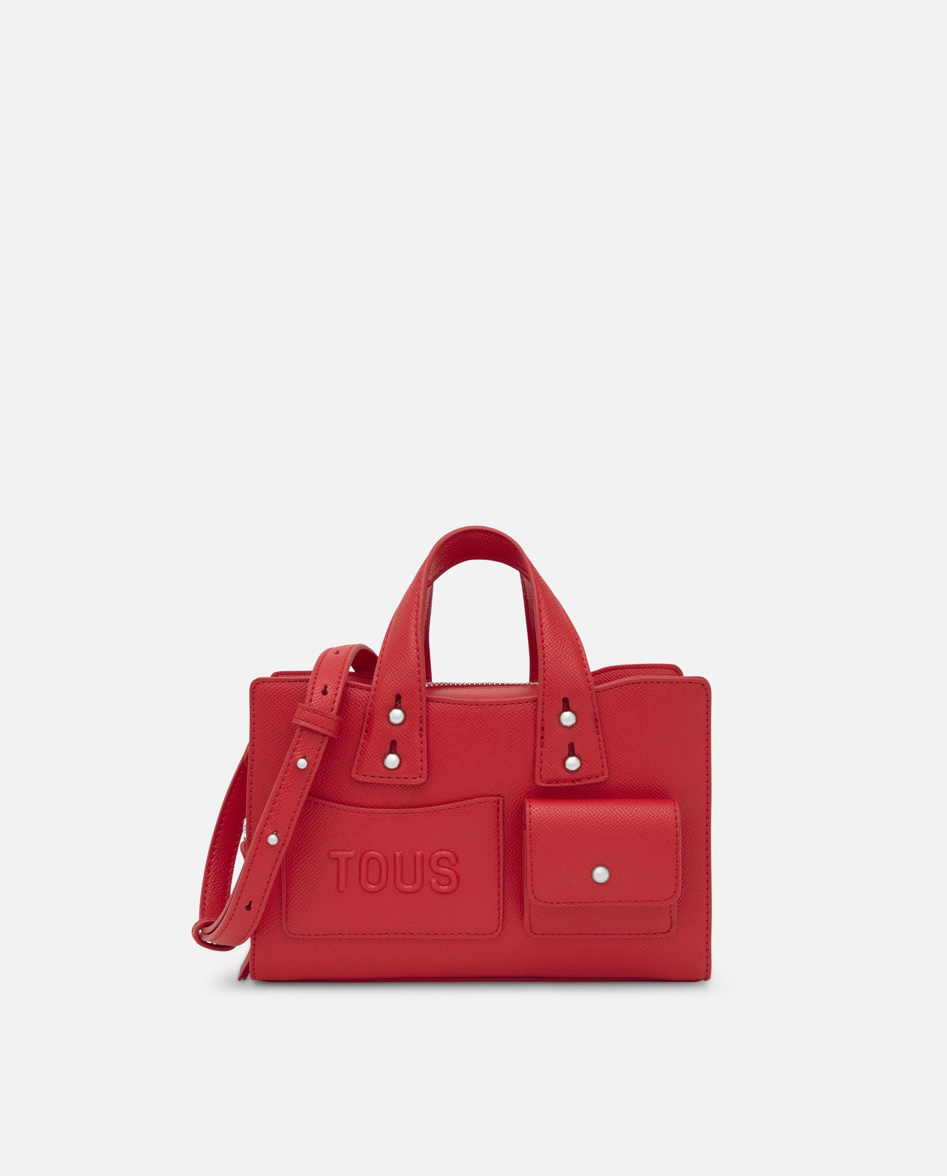 Bolso de mano tous back to basics pequeño transformable - Rojo Rojo-1