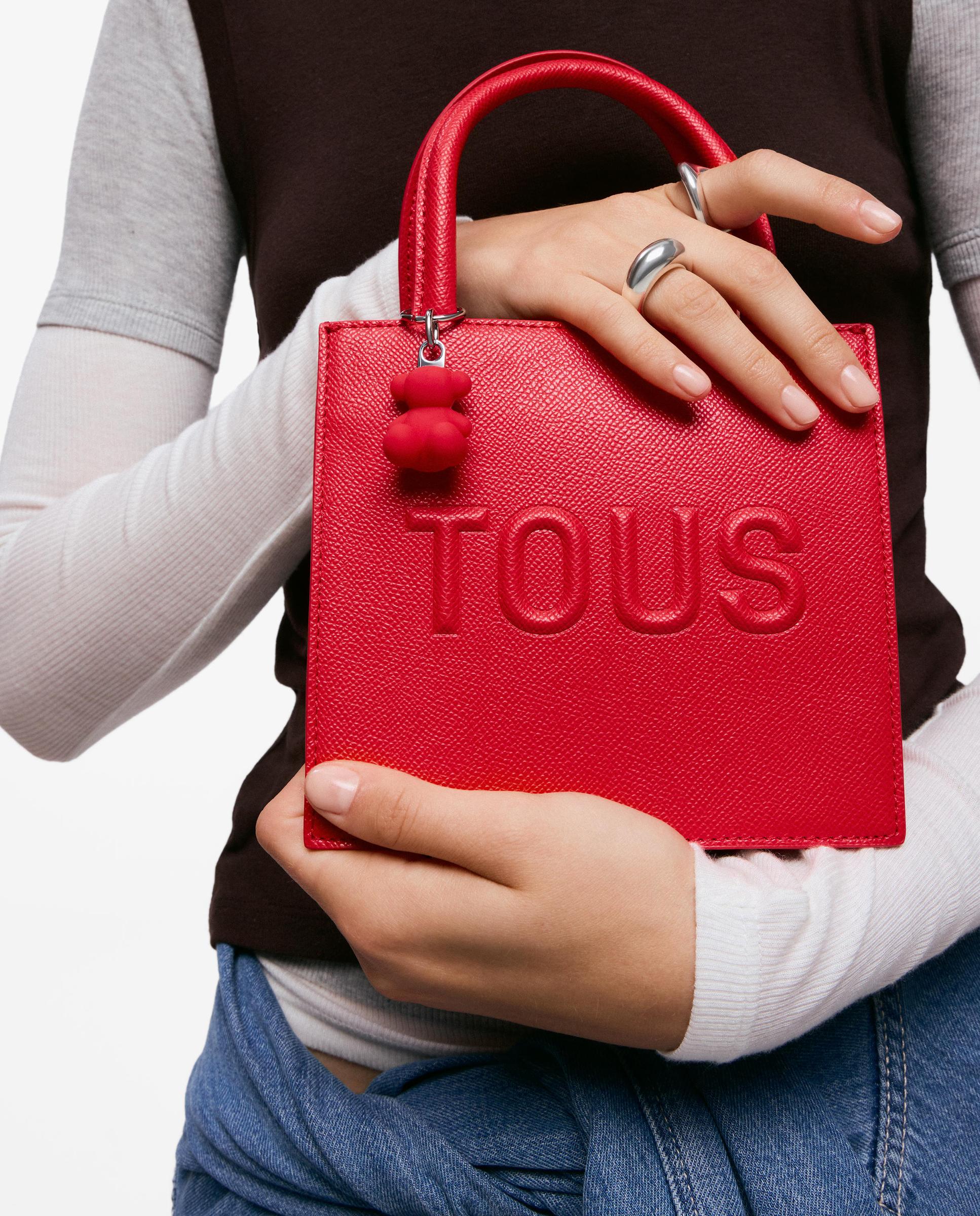 Bolso pequeño de mujer back to basics transformable - Tous - Rojo Rojo-4