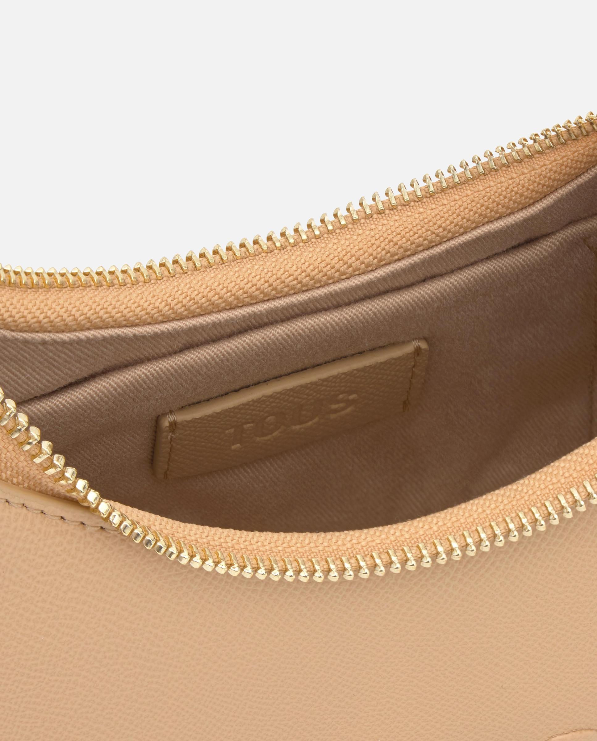 Bolso de hombro de mujer tous back to basics con cremallera - Arena Arena-5