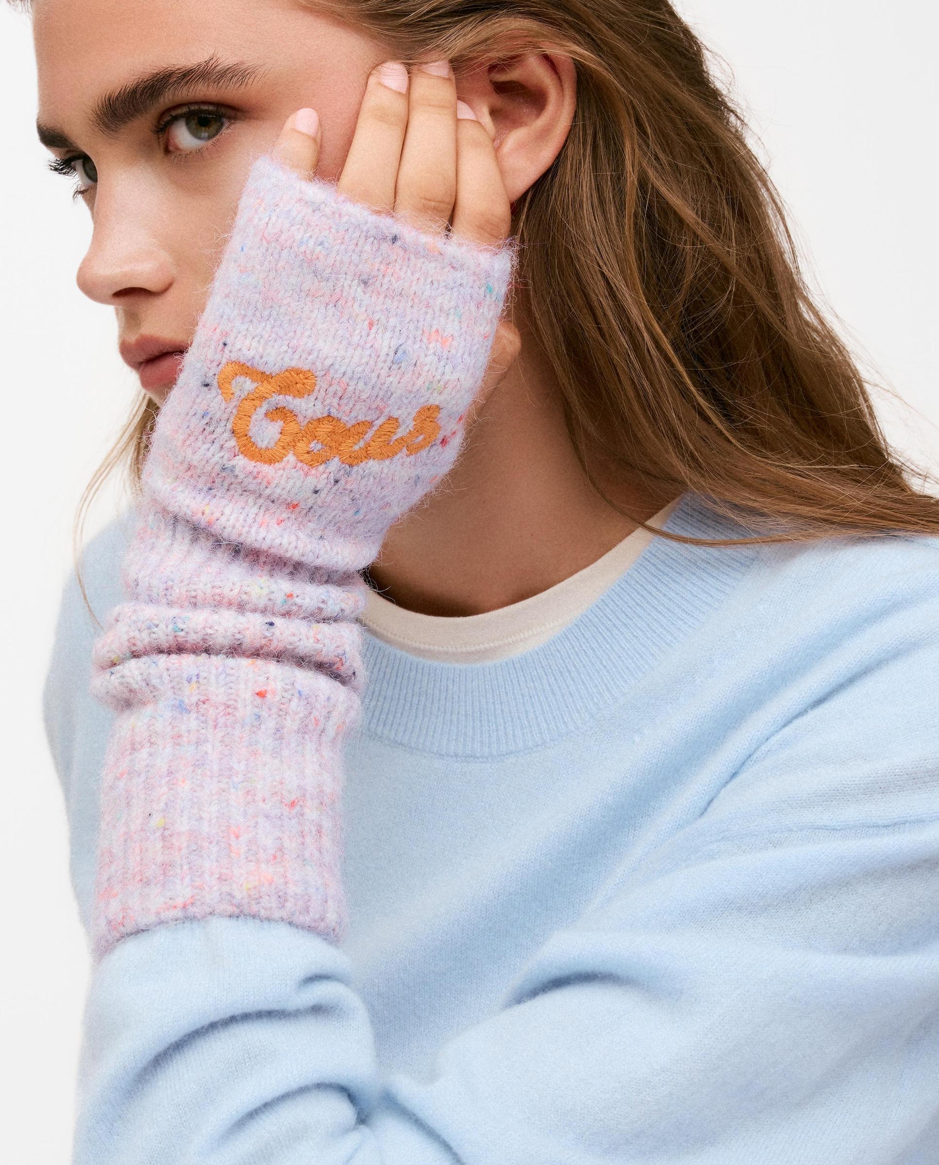 Guantes de mujer de punto tous monogran - Malva Malva-2