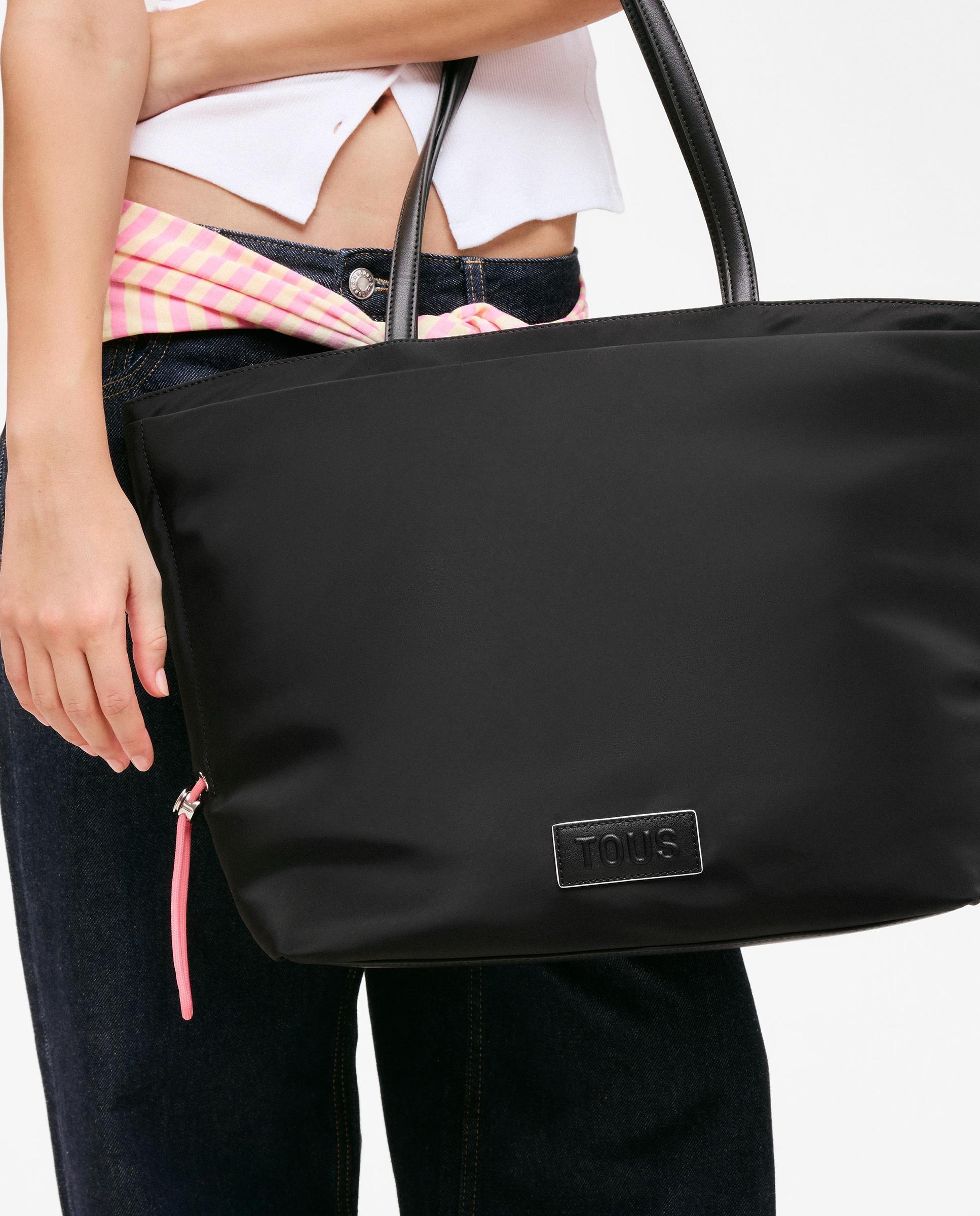 Capazo pequeño de mujer tous wonder pulls - Negro Negro-3