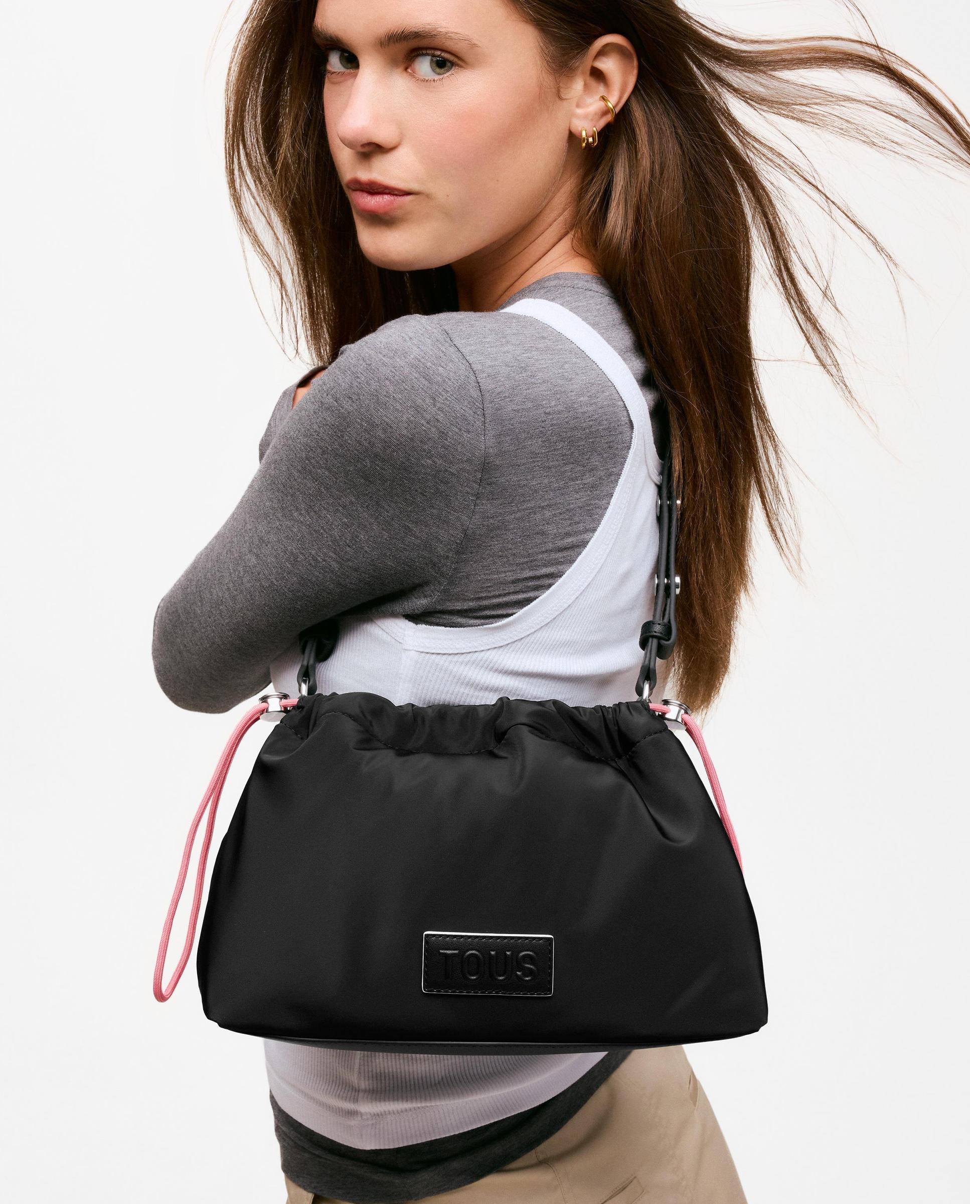 Bandolera mediana de mujer tous wonder pulls - Negro Negro-2