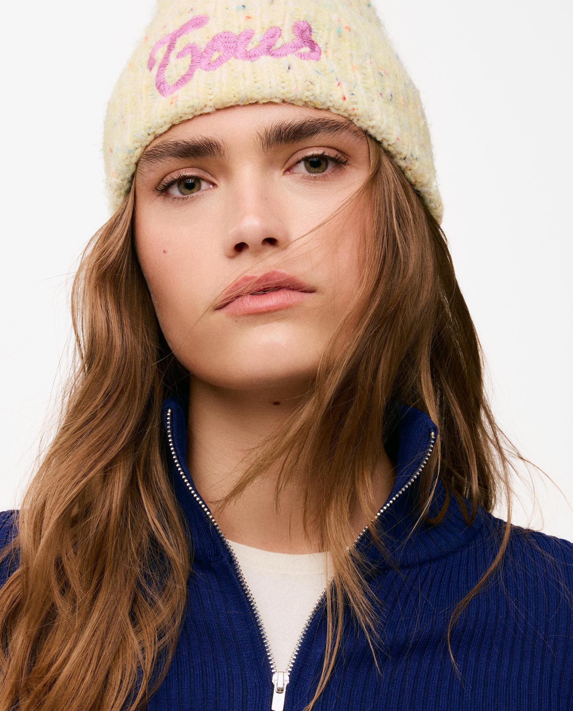 Gorro de mujer de punto tous monogran - Amarillo Amarillo-2