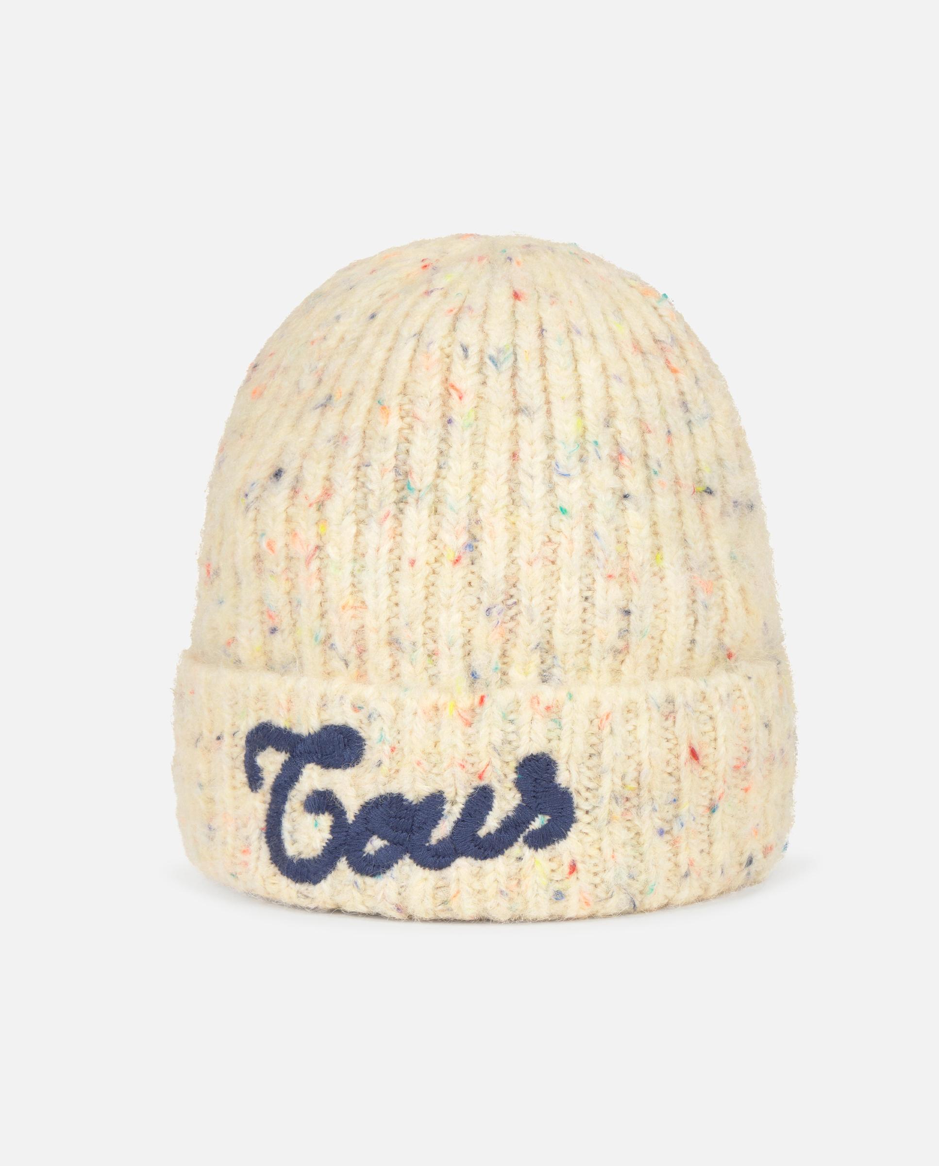Imagen 0 de Gorro de mujer de punto tous monogran Beige