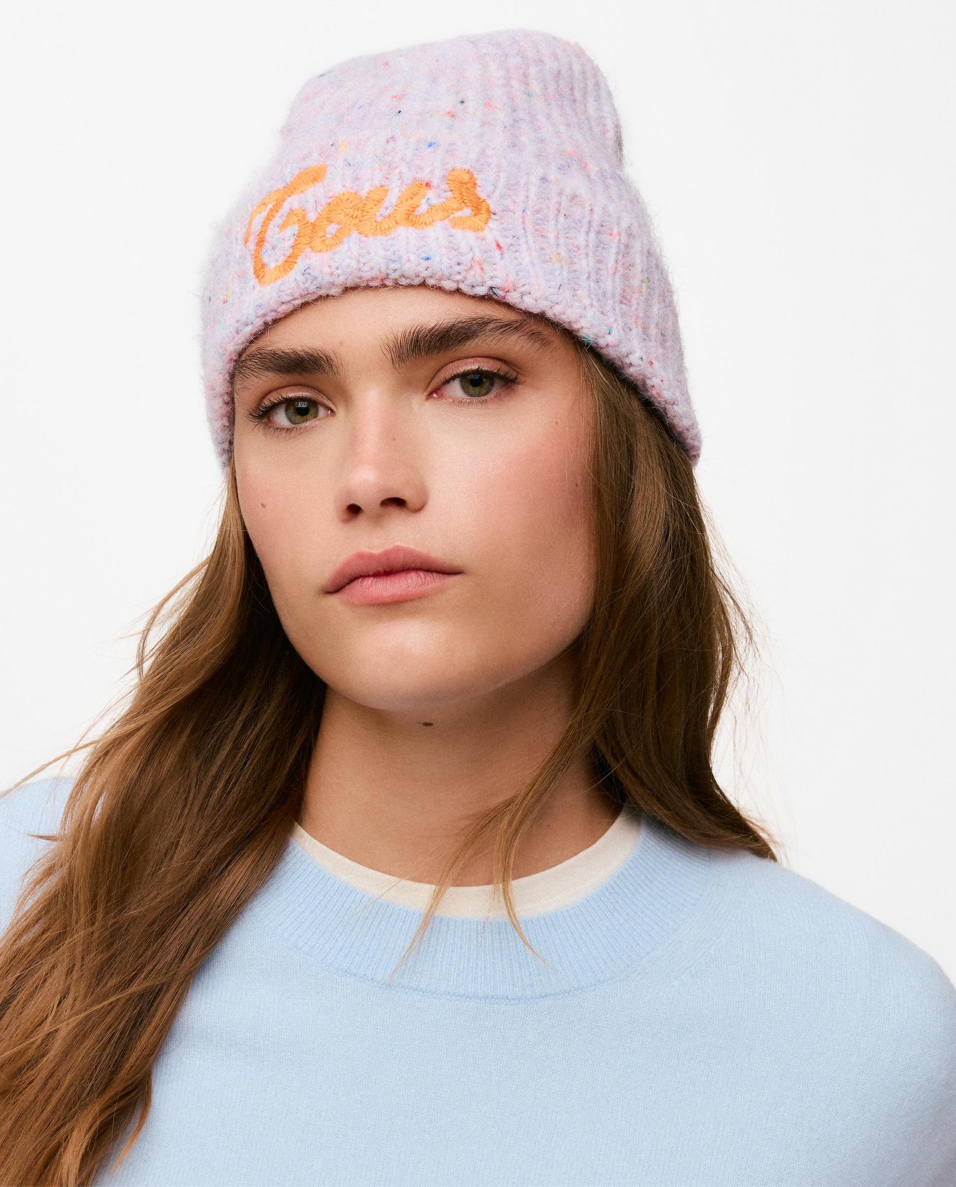 Gorro de mujer de punto tous monogran - Malva Malva-2